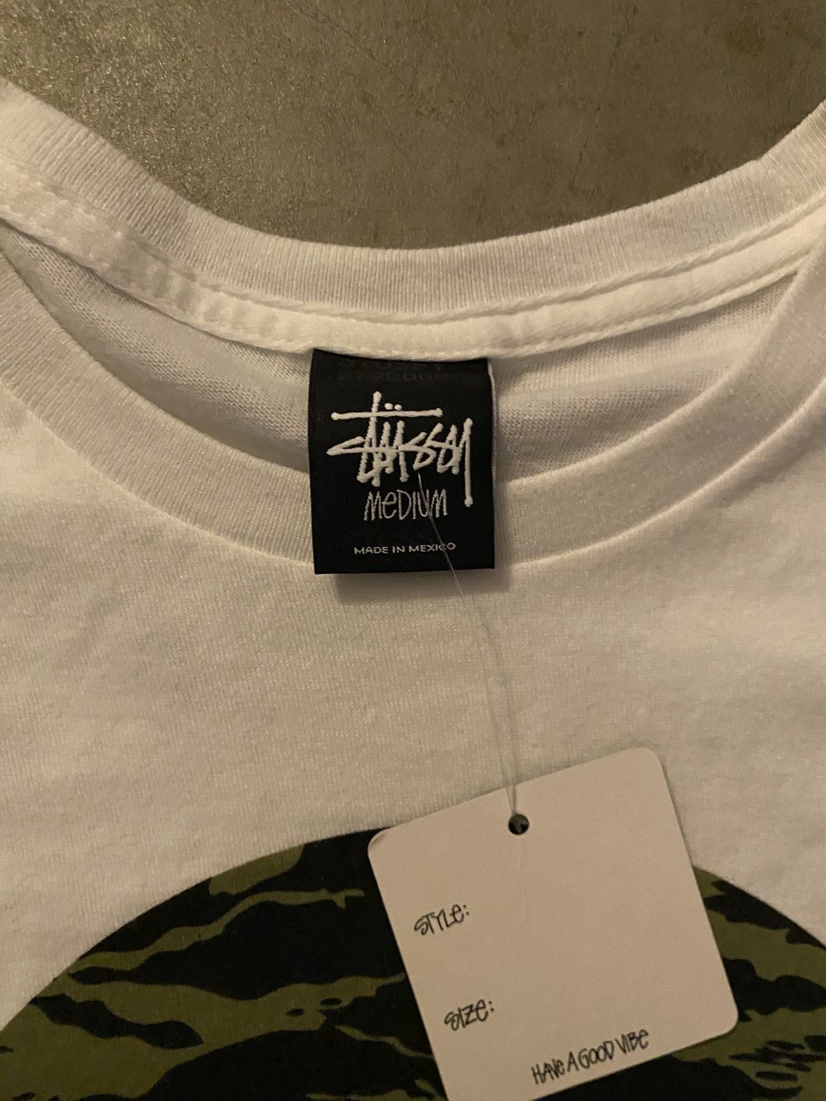 Stussy Stussy Tiger Camo Circle T-Shirt Size US M / EU 48-50 / 2 - 3 Thumbnail