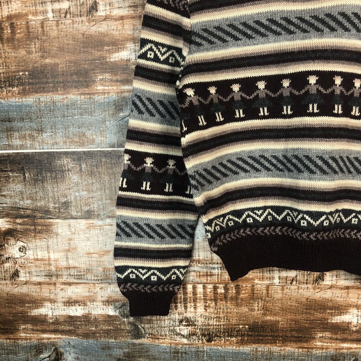 Vintage Japanese Brand Brown Knitwear #A1869 Size US XS / EU 42 / 0 - 7 Thumbnail