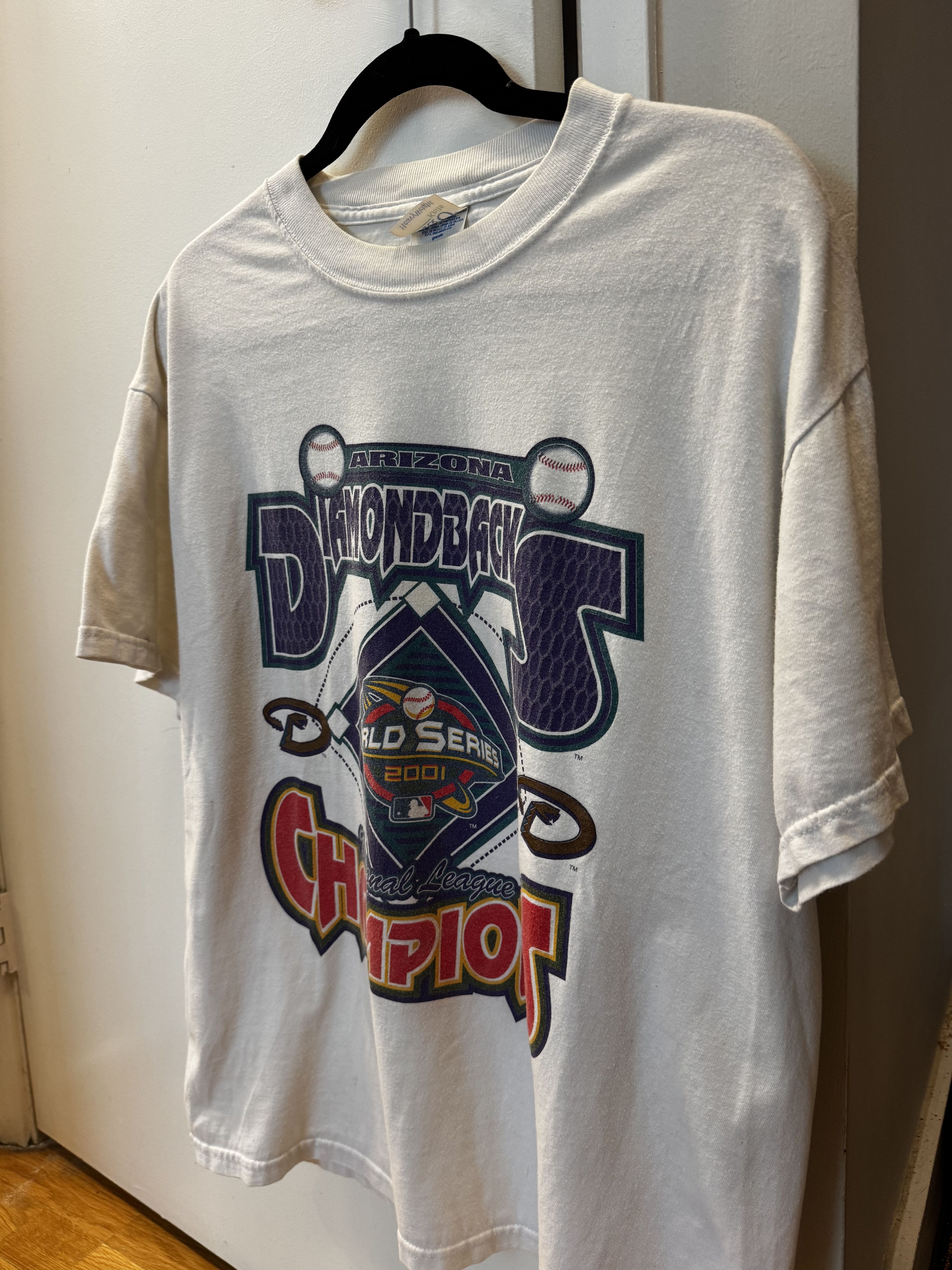 Vintage Arizona Diamondbacks World Series T shirt Size US L / EU 52-54 / 3 - 1 Thumbnail
