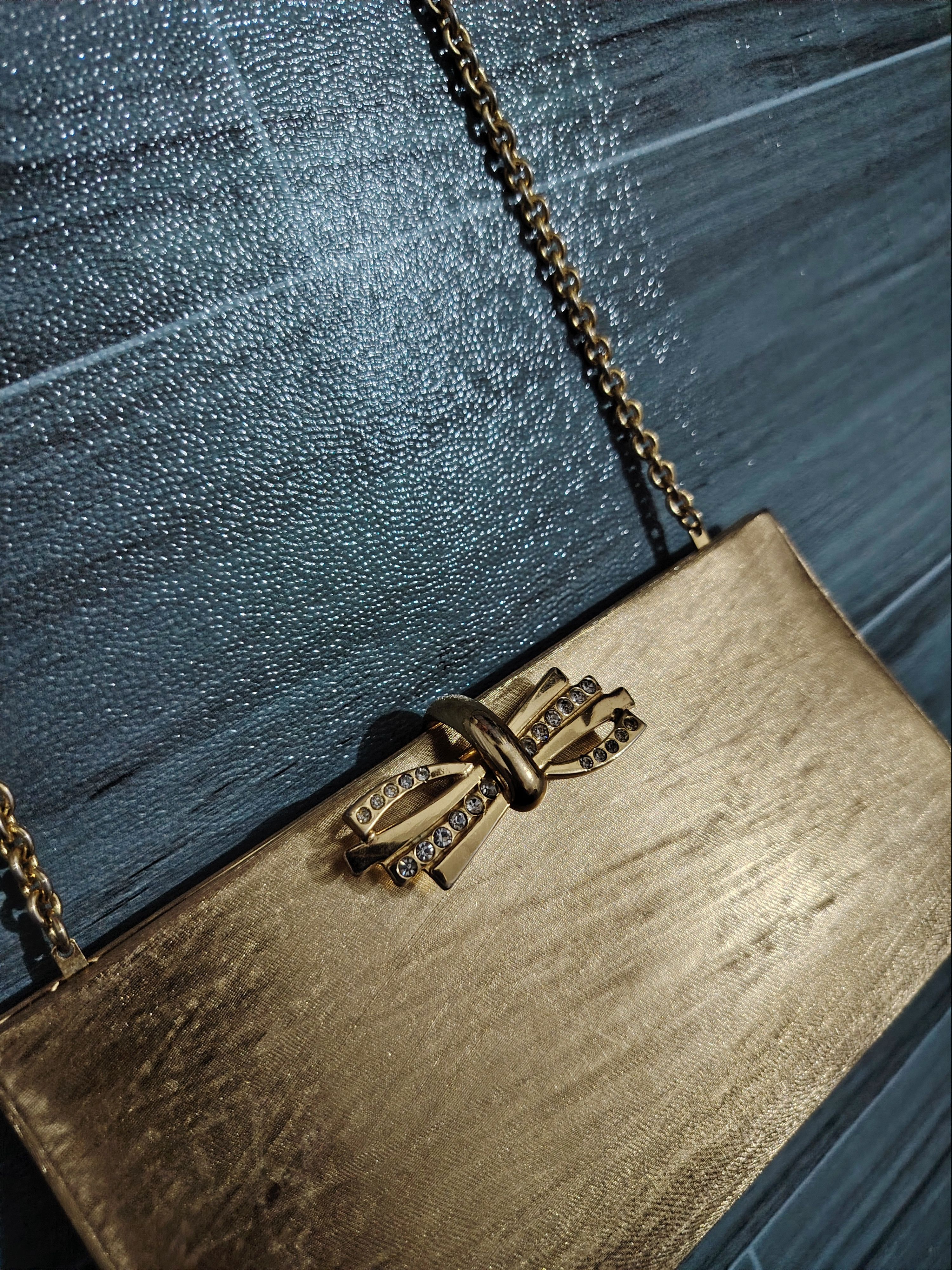 Other RODO - Vintage - Brushed Gold Metal Clutch Size ONE SIZE - 3 Thumbnail