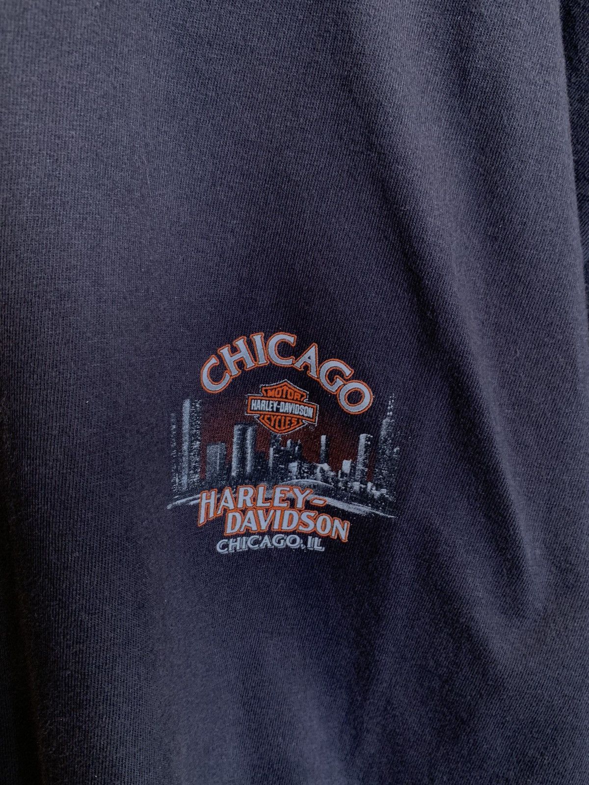 Harley Davidson × Vintage *RARE* Vintage 2003 Harley Davidson Chicago Gangster T-Shirt Size US XXL / EU 58 / 5 - 4 Thumbnail
