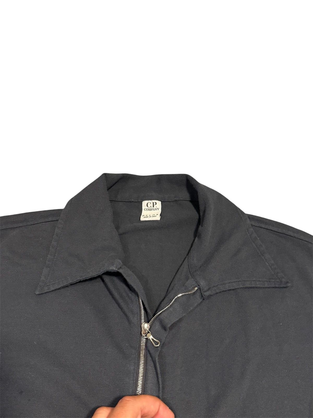C.P. Company 🔥Archive SS/2000 CP Company Relax Zipper Polo Shirt/CP Polo Size US L / EU 52-54 / 3 - 6 Thumbnail