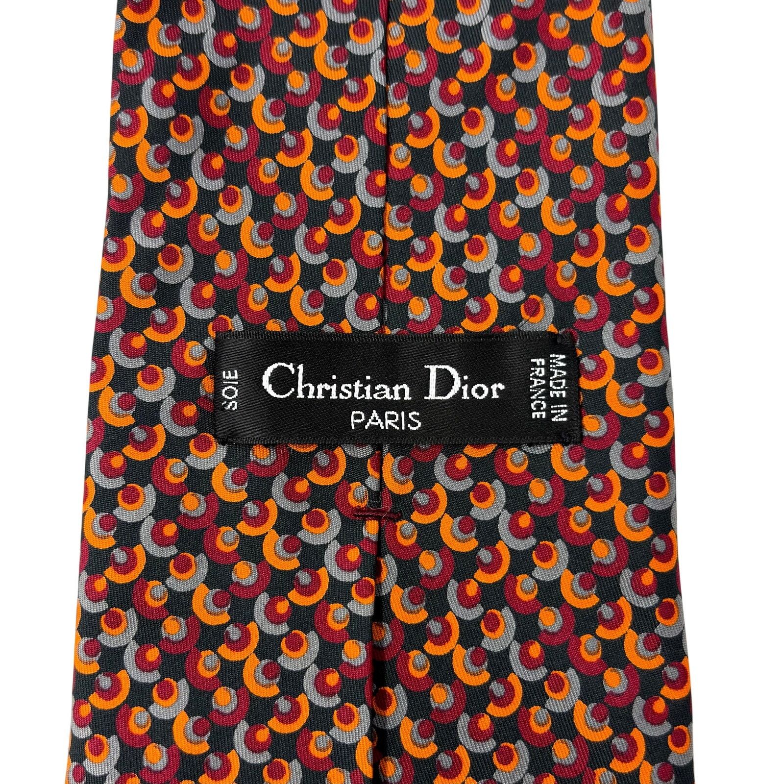 Christian Dior Monsieur Christian Dior Abstract Pattern Tie Size ONE SIZE - 2 Thumbnail