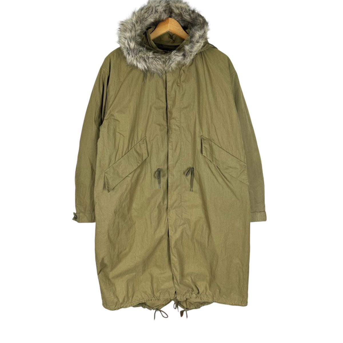 Global Work ❄️GLOBAL WORK HOODIE FUR FISHTAIL PARKA JACKET Size US L / EU 52-54 / 3 - 2 Thumbnail