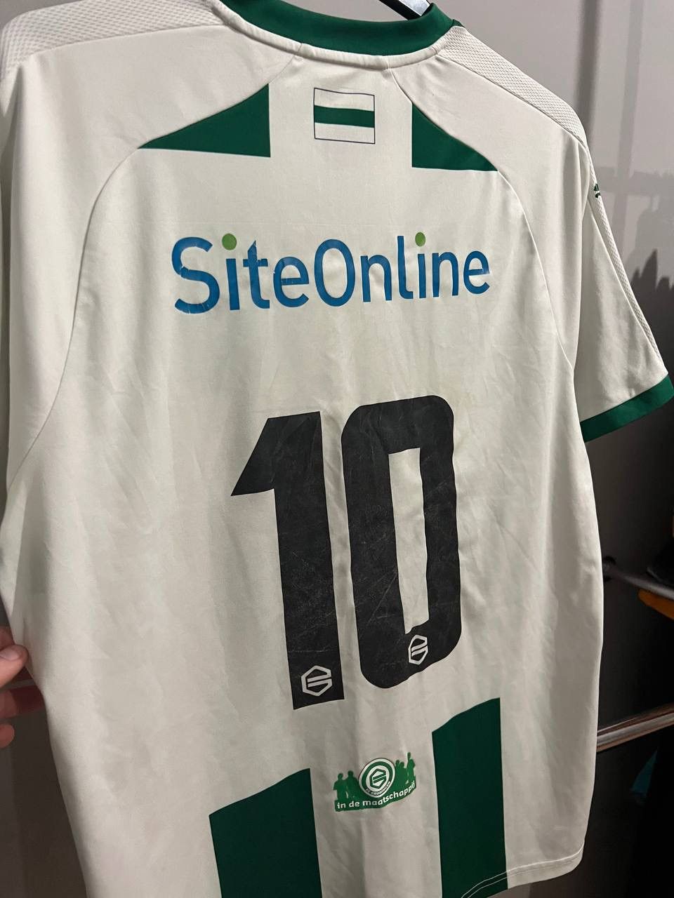 Puma 2017/18 FC GRONINGEN #10 MATCH WORN SOCCER JERSEY SHIRT XL Size US XL / EU 56 / 4 - 21 Thumbnail