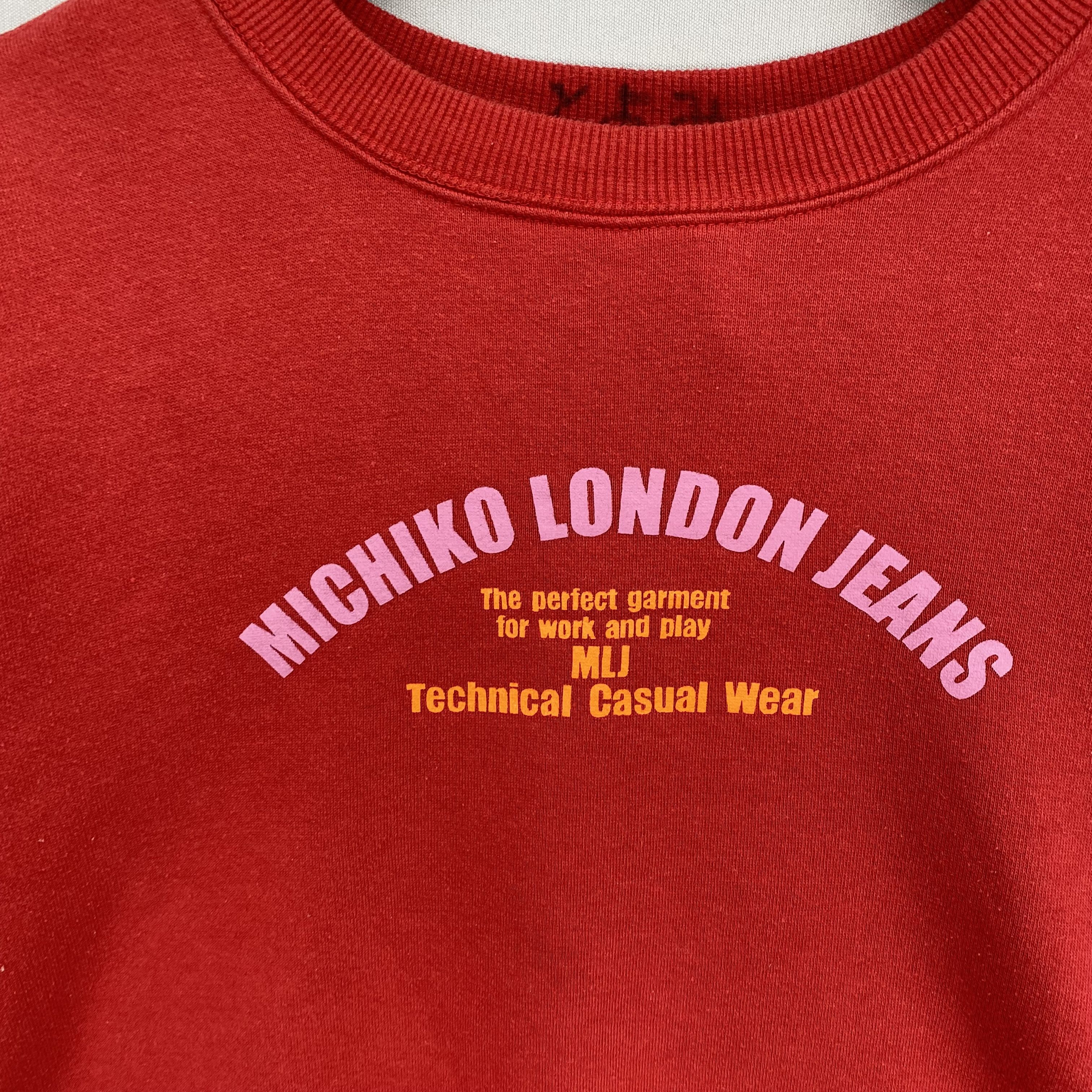 Michiko Koshino London Vintage Michiko London Jeans Sweater 90s Style Sweatshirt Size US L / EU 52-54 / 3 - 2 Thumbnail