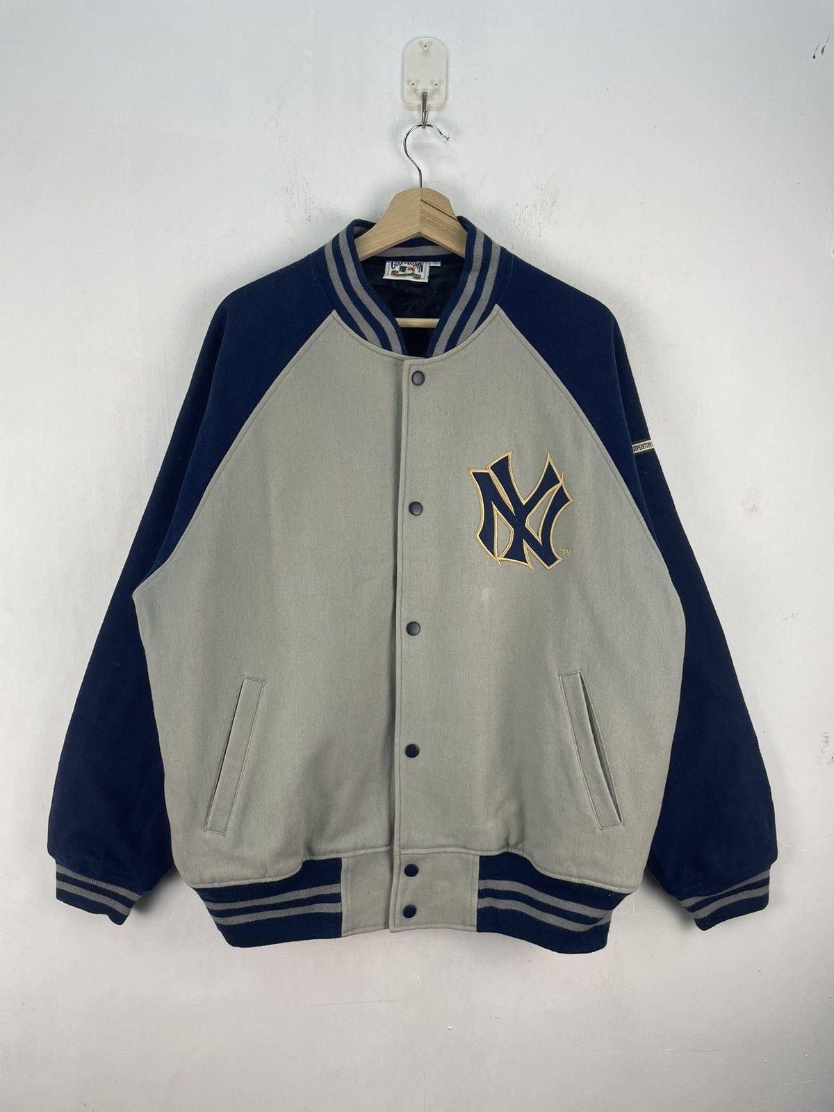 Cooperstown Collection Vintage New York Yankees Baseball Jacket Varsity Size US L / EU 52-54 / 3 - 3 Thumbnail