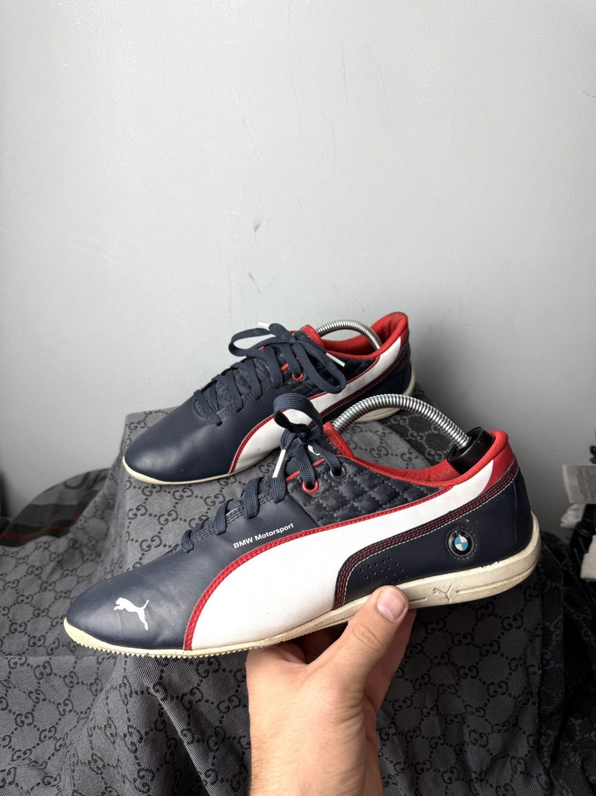 BMW × Puma Y2K Vintage Puma x BMW M Speedcat Low Top Sneakers Size US 10 / EU 43 - 4 Thumbnail