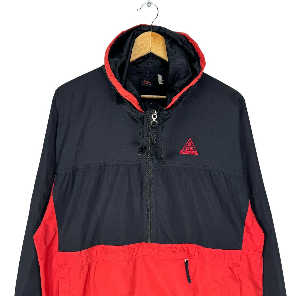 Vintage ❄️NIKE ACG 2 IN 1 HOODIE WINDBREAKER ANORAK JACKET Size US L / EU 52-54 / 3 - 3 Thumbnail