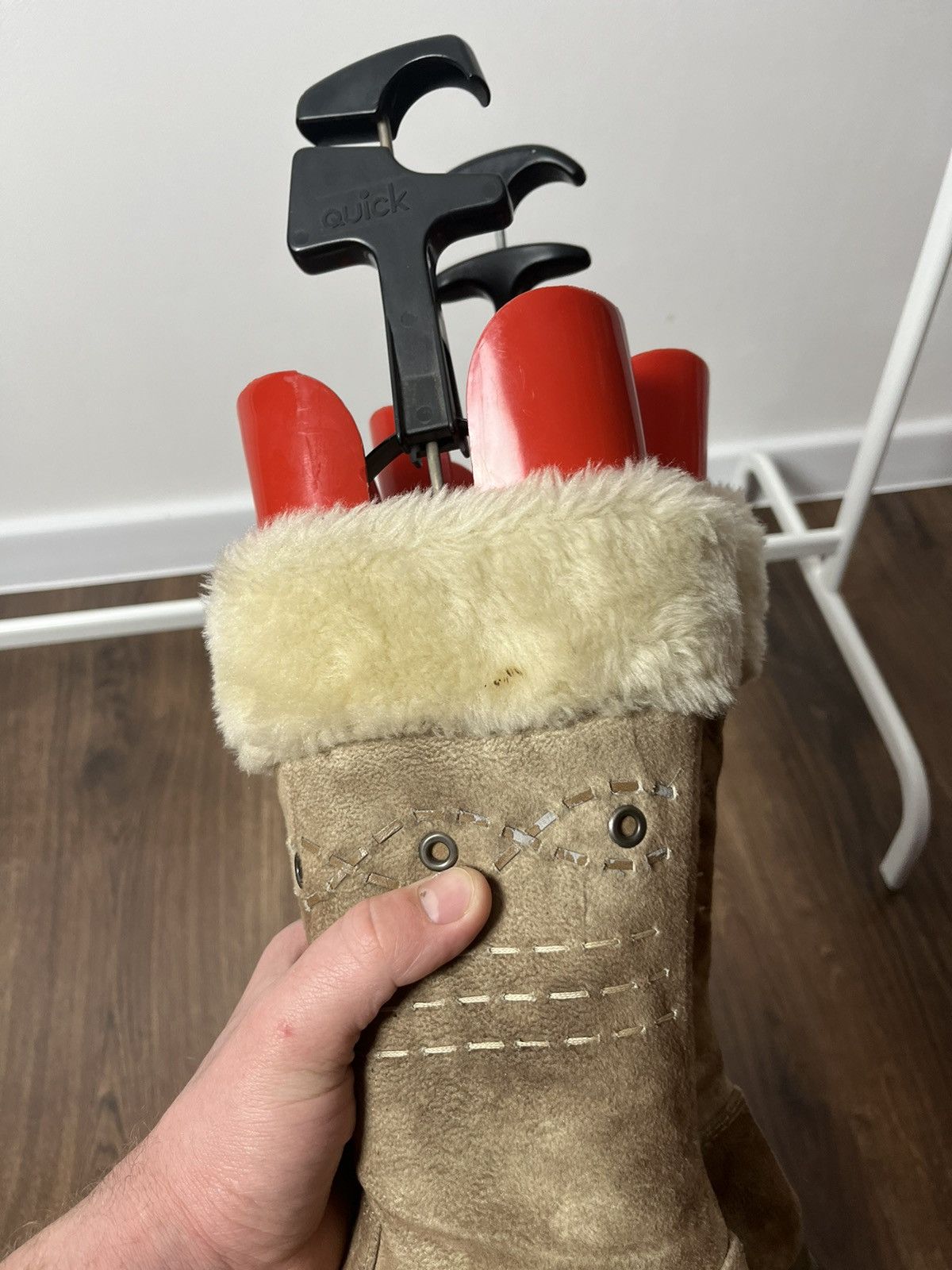 A.S.98 × If Six Was Nine Avante Garde Suede Fur Hi Women’s Boots Shoes 37 eu Size US 7 / IT 37 - 9 Thumbnail