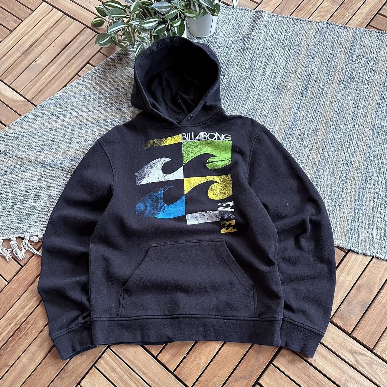 Billabong Vintage Y2K Billabong Surfcore Baggy Hoodie Size US S / EU 44-46 / 1 - 1 Thumbnail