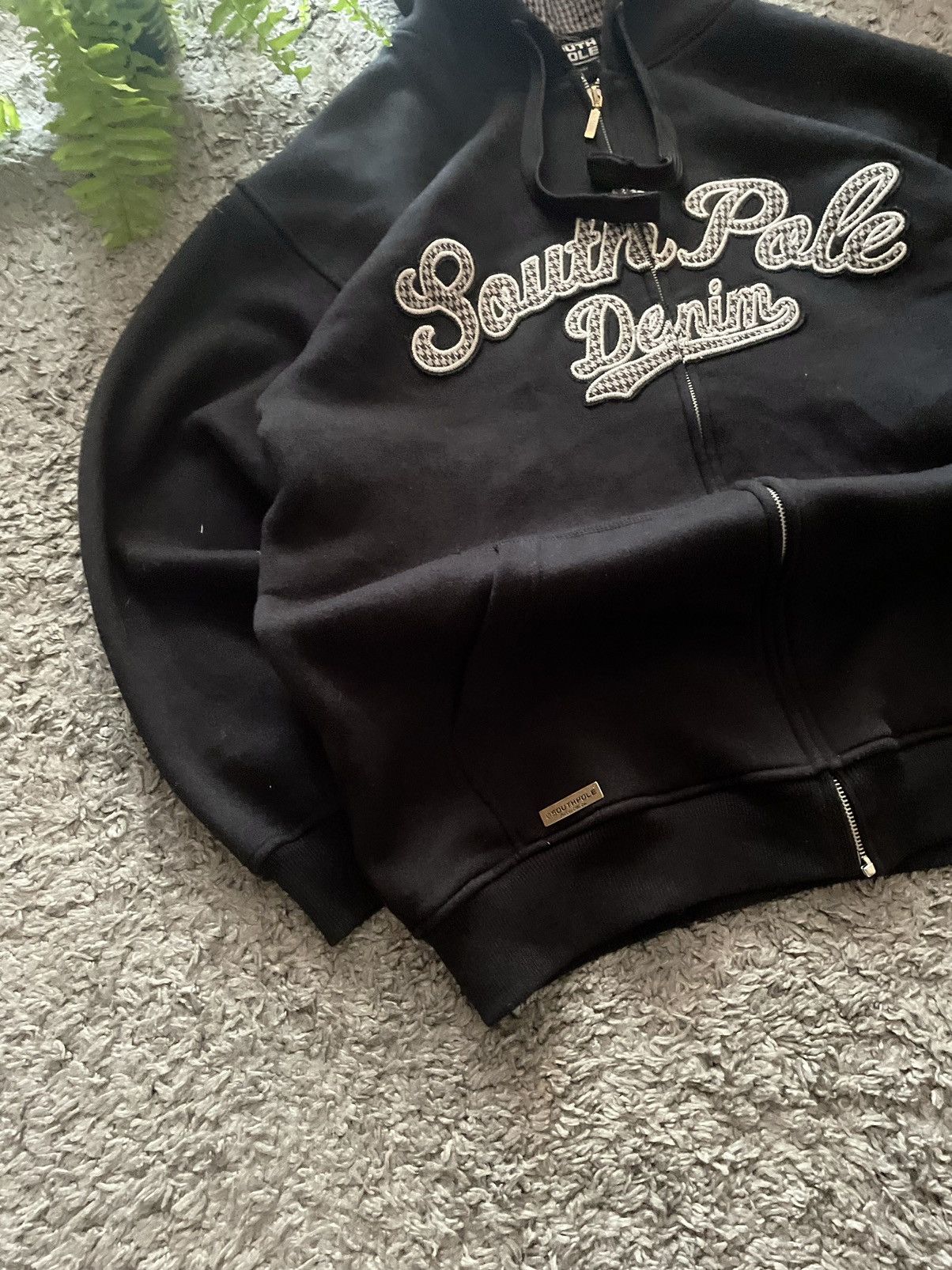 Southpole × Vintage 90s South Pole Zip-Hoodie Vintage Streetwear Sk8 Hip-Hop Y2k Size US L / EU 52-54 / 3 - 6 Thumbnail