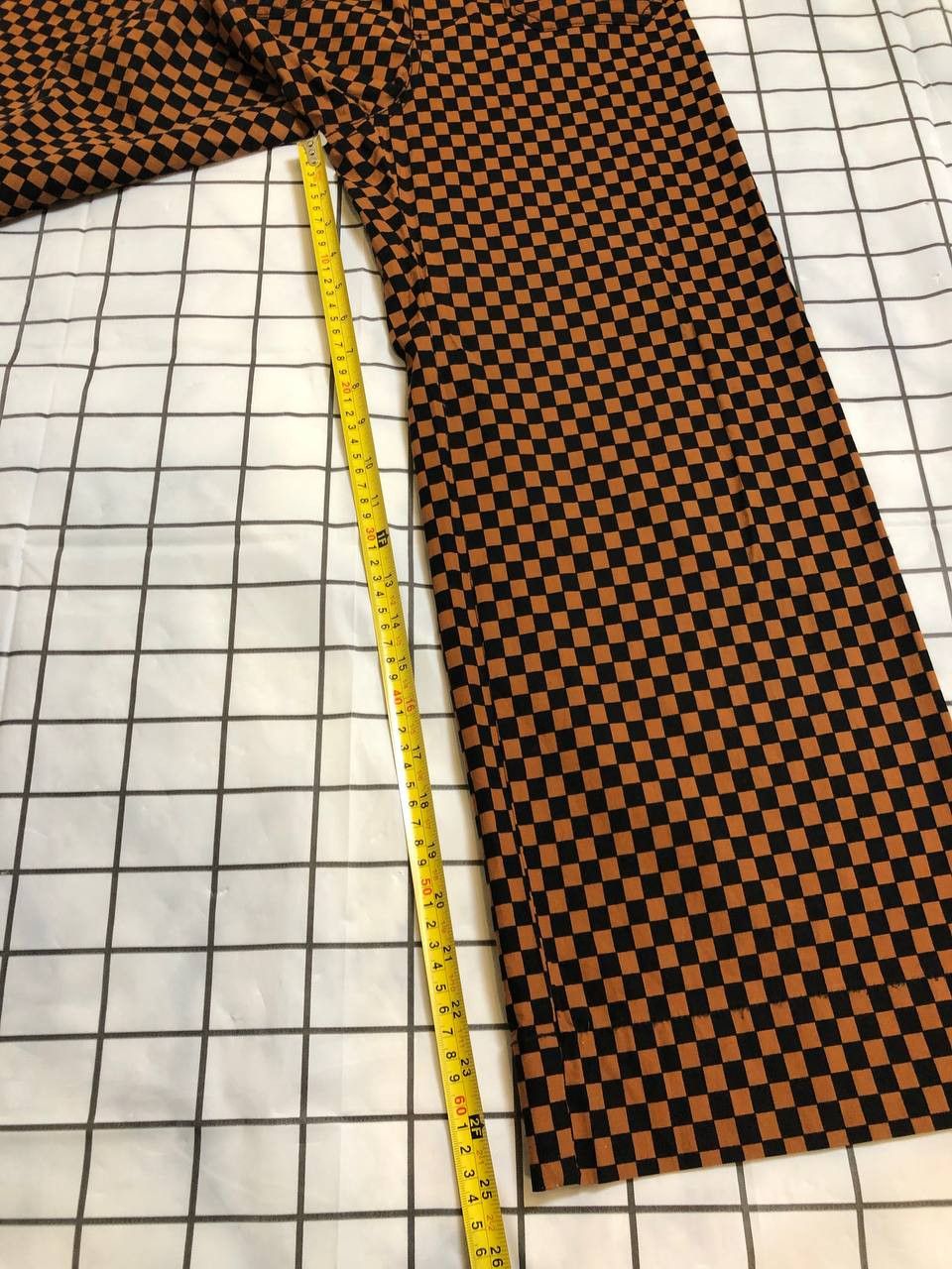 Other Maeve by Anthropologie Orange Brown and Black Checkered the Size US 26 / EU 42 - 6 Thumbnail
