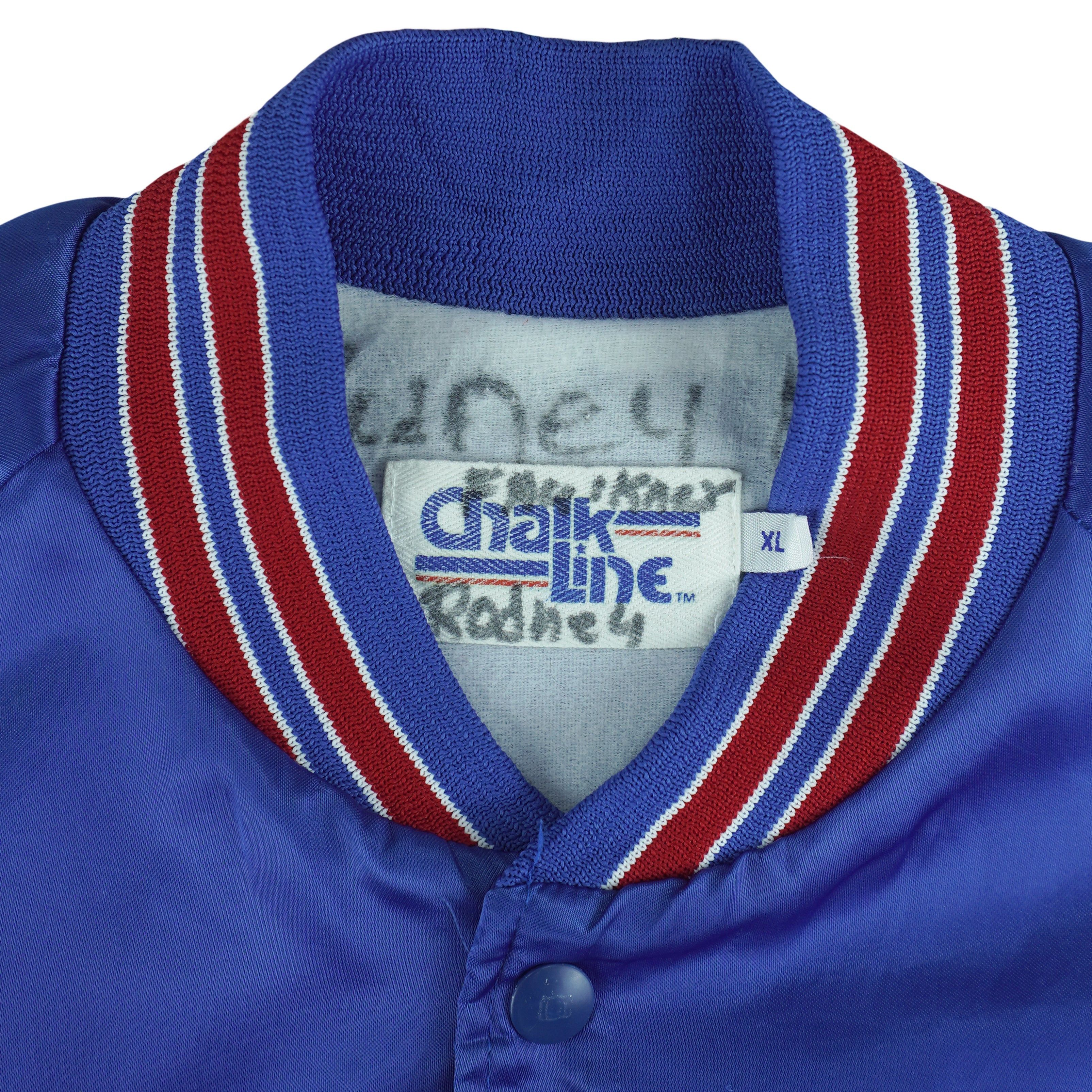 Chalk Line NBA - Detroit Pistons Satin Jacket 1990s Size US XL / EU 56 / 4 - 5 Thumbnail