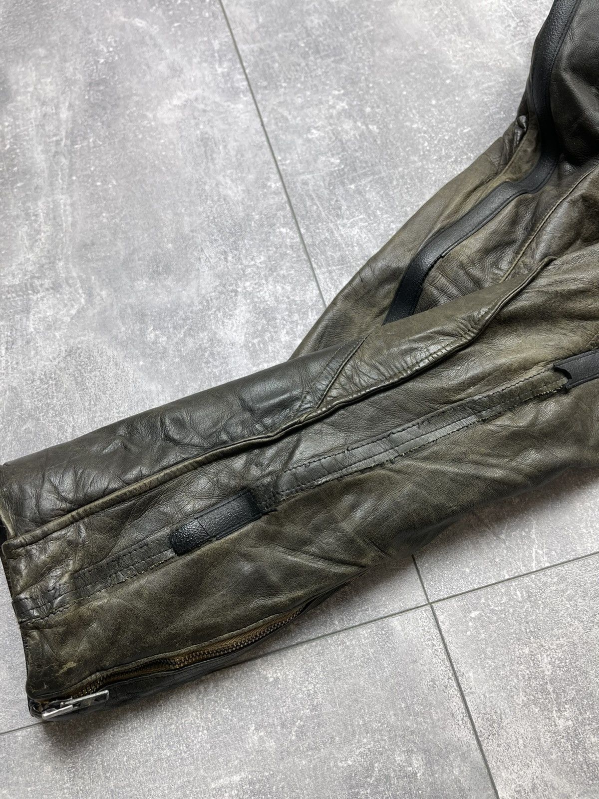Marithe + Francois Girbaud VTG 80s Girbaud MFG France Limited Edition Leather Jacket Size US XL / EU 56 / 4 - 16 Thumbnail
