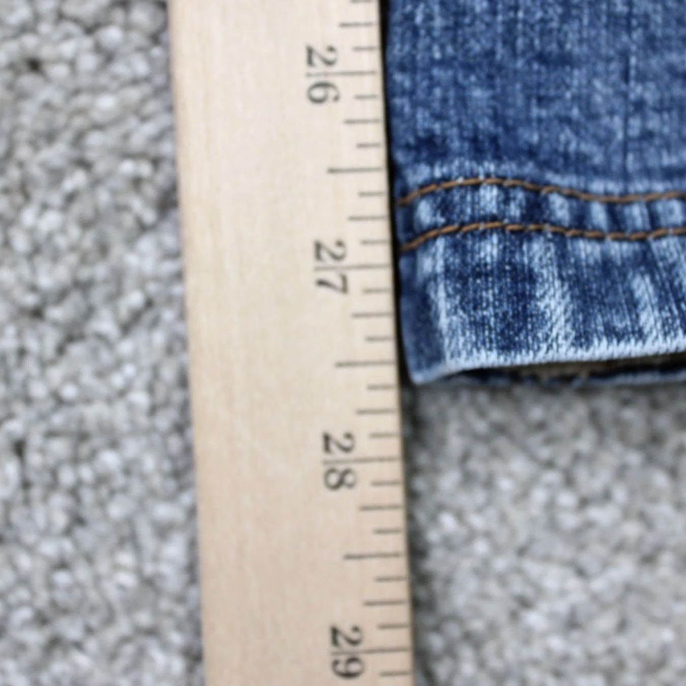 Denime Duluth Mens Jeans 44x28 Blue DuluthFlex Ballroom Relaxed Fit Stretch Denim Shirt? Size US 44 / EU 60 - 4 Thumbnail