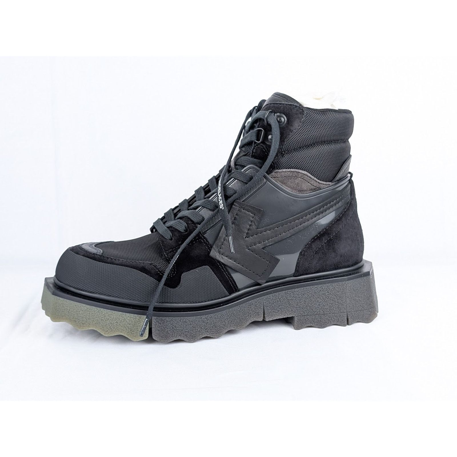 Off-White o1rshd1 Hiking Sponge Sneakers in Black / Khaki Size US 9 / EU 42 - 10 Thumbnail
