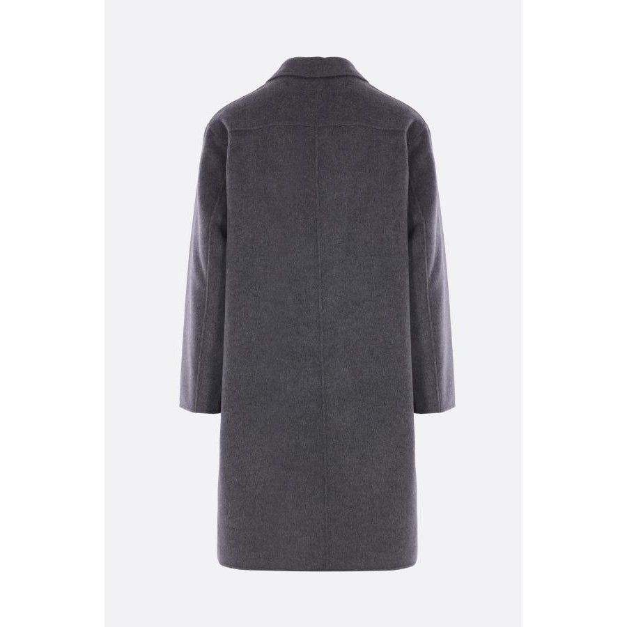 AMI AMI PARIS Wool Cashmere Gray Wool Single Breasted Coat New & Size US XXL / EU 58 / 5 - 2 Thumbnail