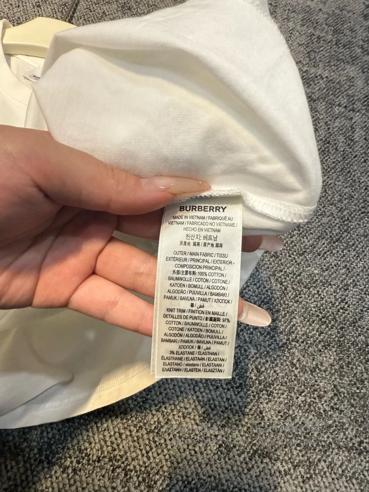 Burberry Burberry XXL Cotton Logo Item. Size US XXL / EU 58 / 5 - 4 Thumbnail