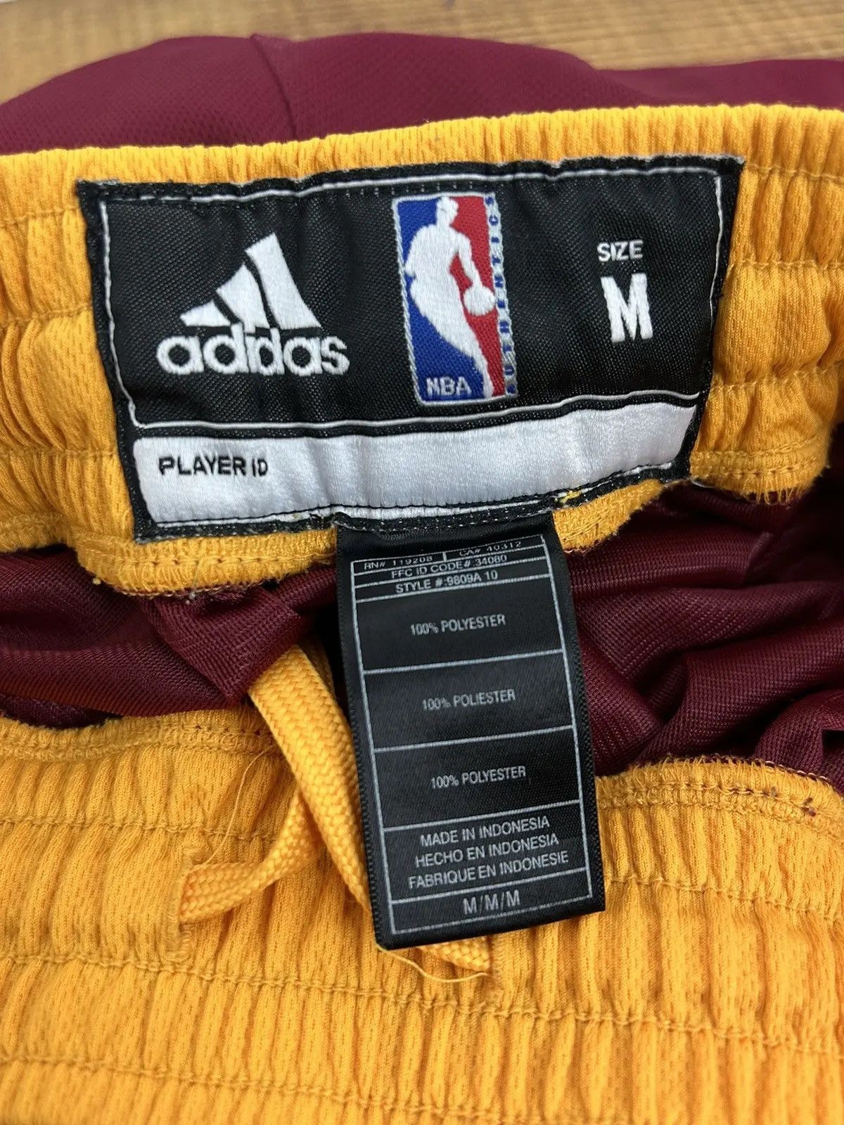 Adidas Adidas NBA Swingman Cleveland Cavalliers Basketball Shorts Size US 32 / EU 48 - 9 Thumbnail