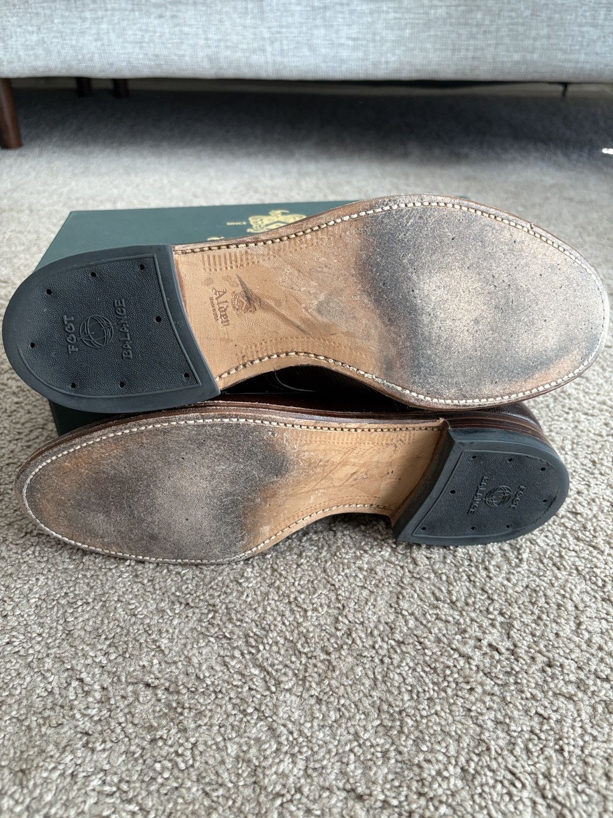 Alden Alden 9B Brown Hatch Grain Modified Last derbies Size US 9 / EU 42 - 6 Thumbnail