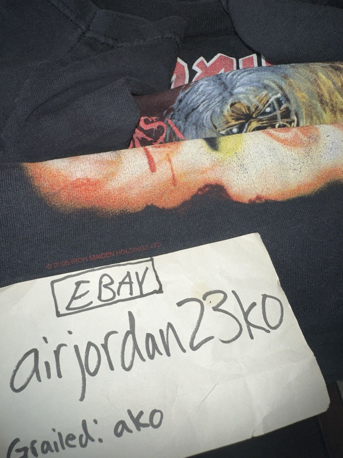 Band Tees Rare Vintage Iron Maiden Eddie Beast Metal VTG Rock Band tee Size US XL / EU 56 / 4 - 5 Thumbnail