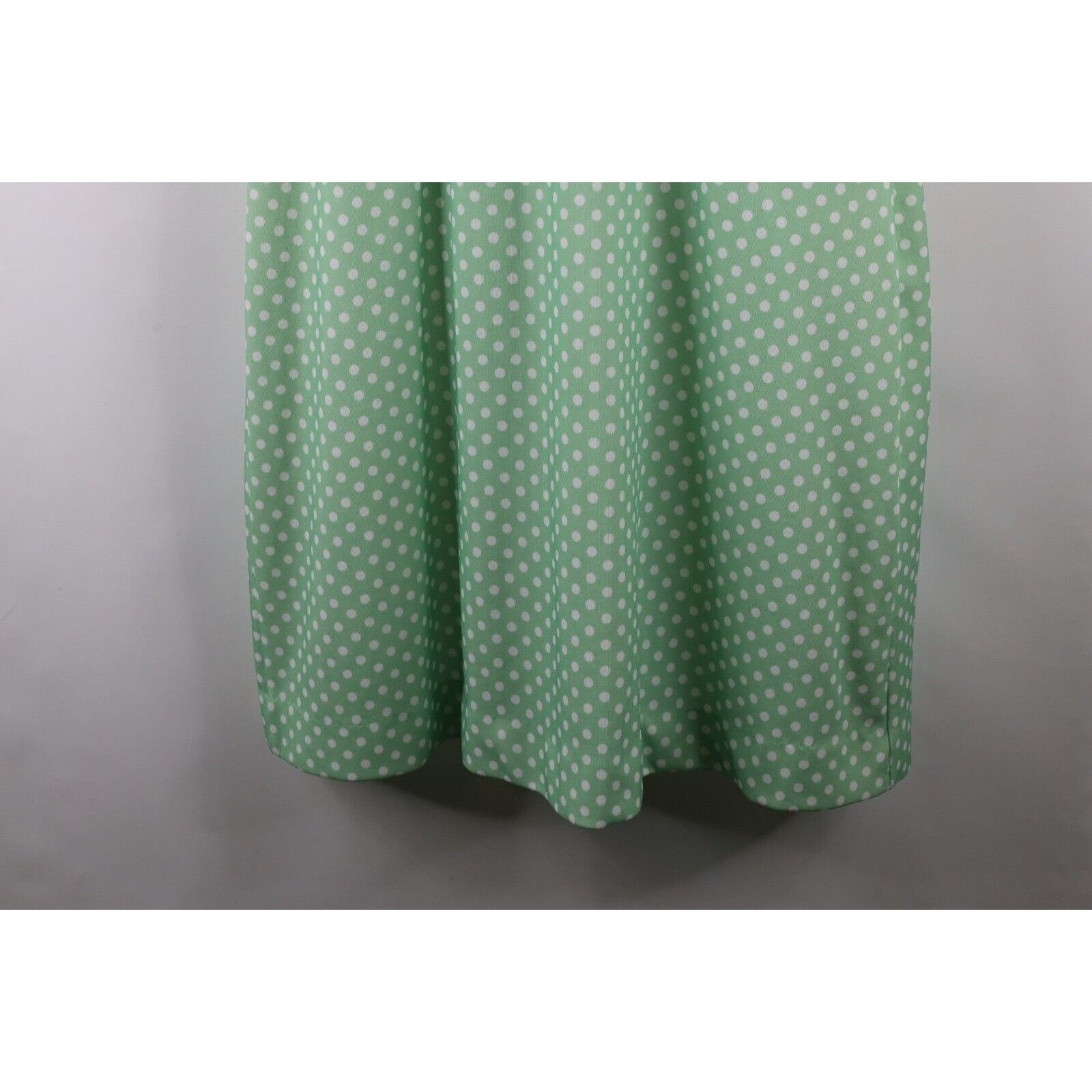 Vintage Vintage 70s Streetwear Frill Polka Dot Sleeveless Dress Size XXL / US 16-18 / IT 52-54 - 14 Thumbnail