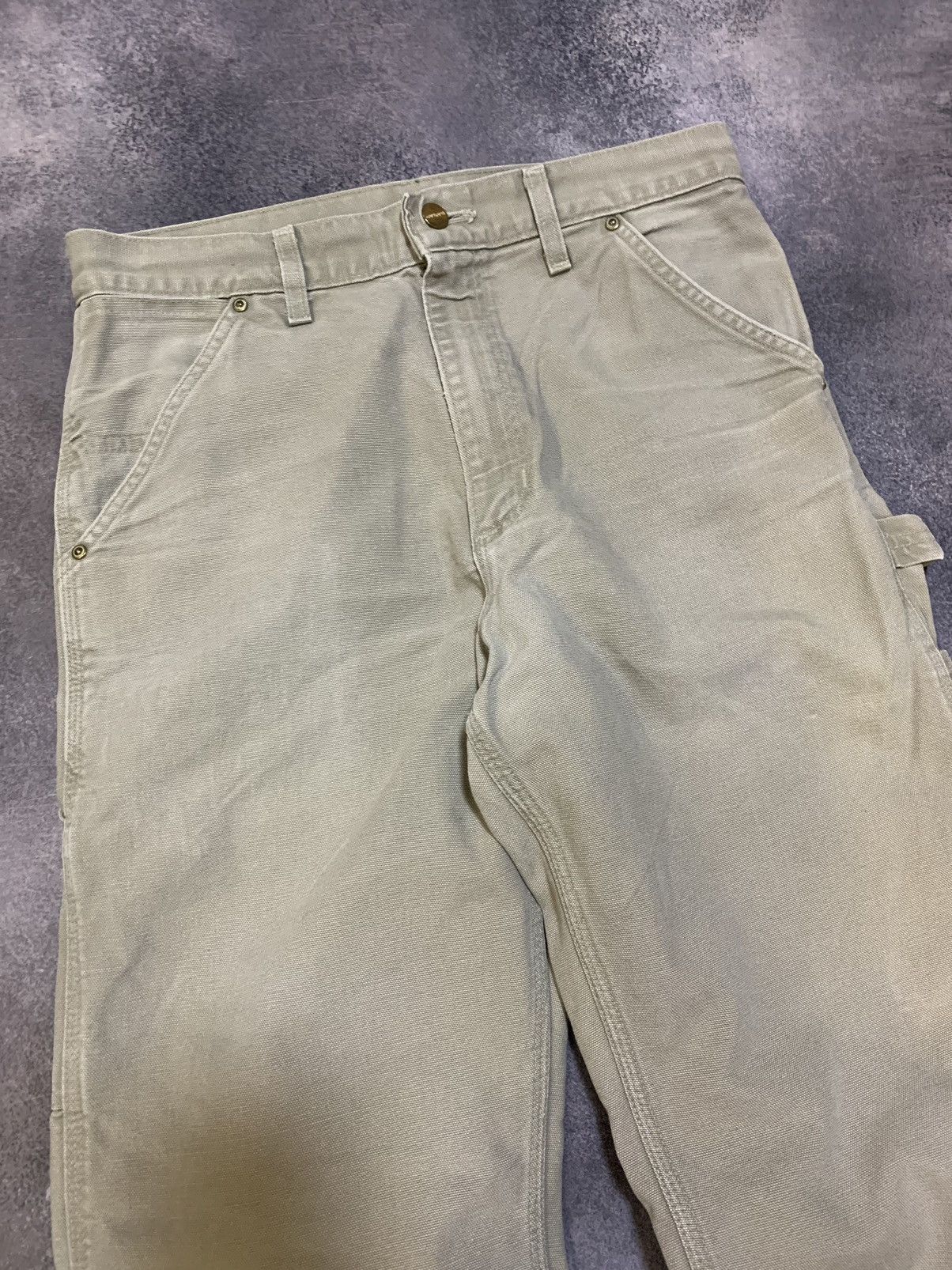 Carhartt × Vintage 90s Vintage Carhartt Single Knee Cargo Pants Size US 31 - 6 Thumbnail