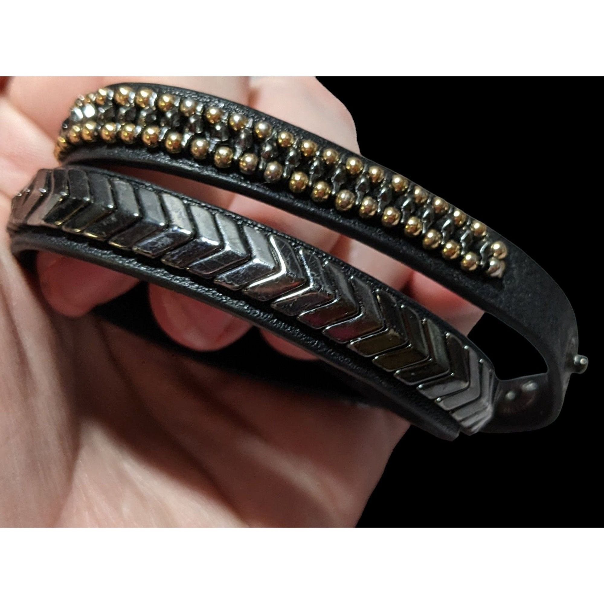 Other Stella & Dot Black Gilded Path Wrap Bracelet Size ONE SIZE - 2 Thumbnail