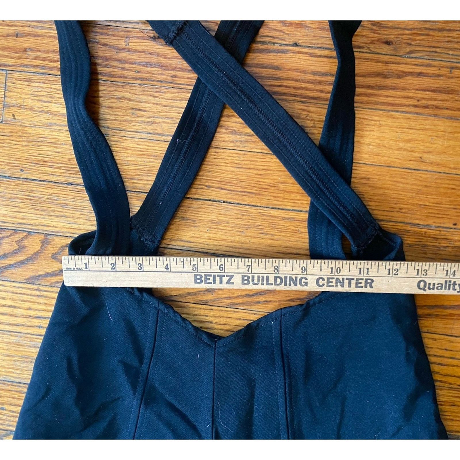 Vintage VTG Schoeller Bib Ski Pants Women 6 Black Stirrup Winter USA Size S / US 4 / IT 40 - 7 Thumbnail