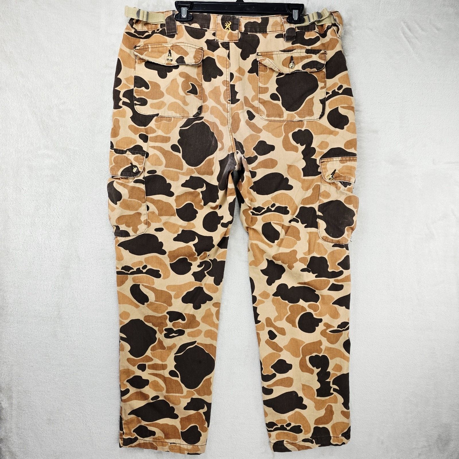 Other Browning Wasatch CB Hunting Pants XL 38x30 Tan Camo Cargo Size US 38 / EU 54 - 10 Thumbnail