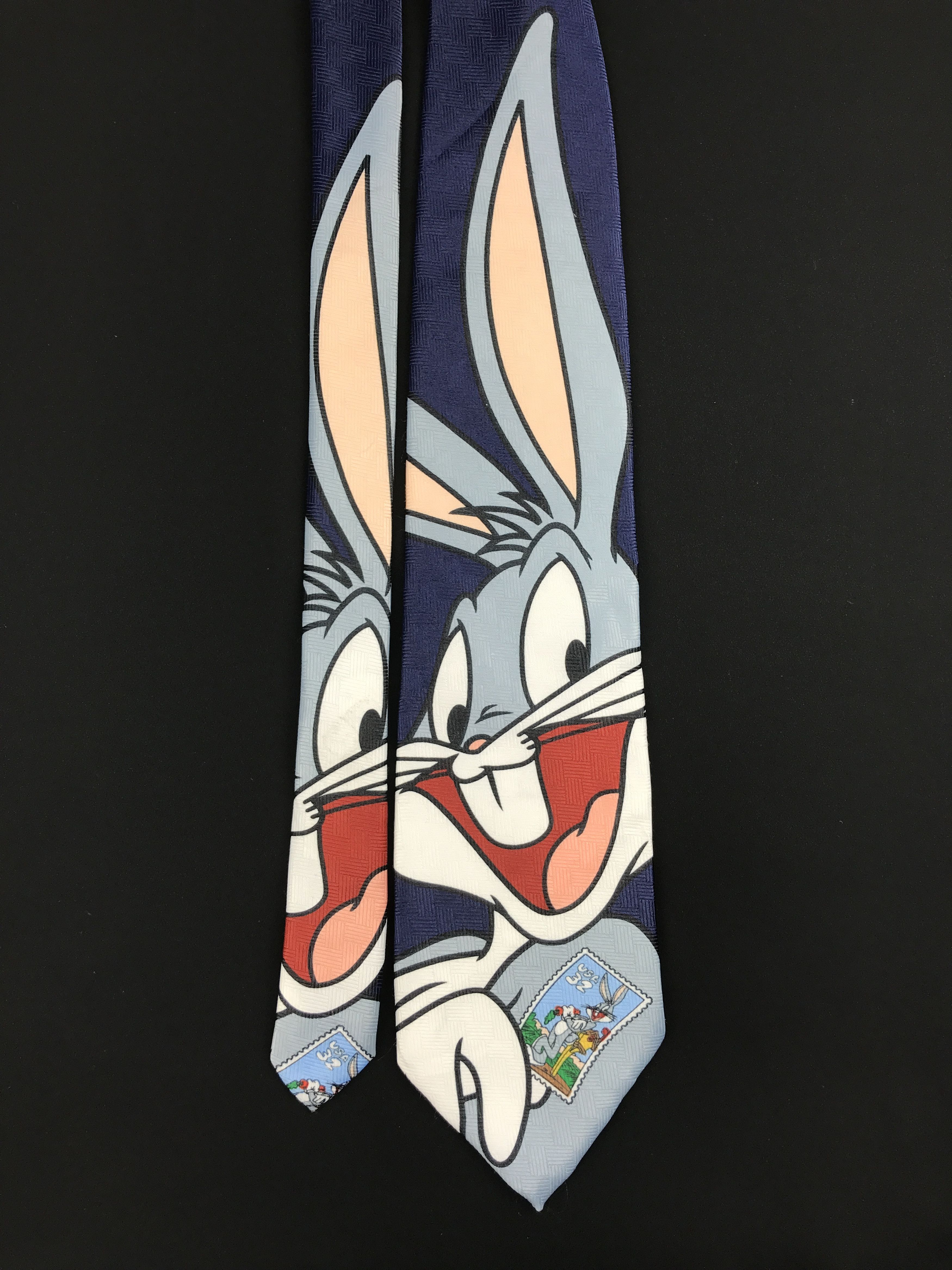 Designer × Vintage Vintage Looney Tunes 100% Polyester Necktie Size ONE SIZE - 3 Thumbnail