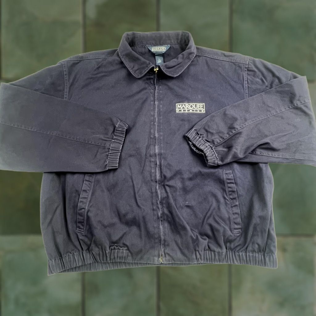 Lands' End Lands' End Jacket Mens XL Blue Canvas Bomber Full Zip Marquee Premium Logo Jacket Mens XL Blue Canvas Bomber Full Zip Marquee Premium Logo Size US XL / EU 56 / 4 - 1 Thumbnail