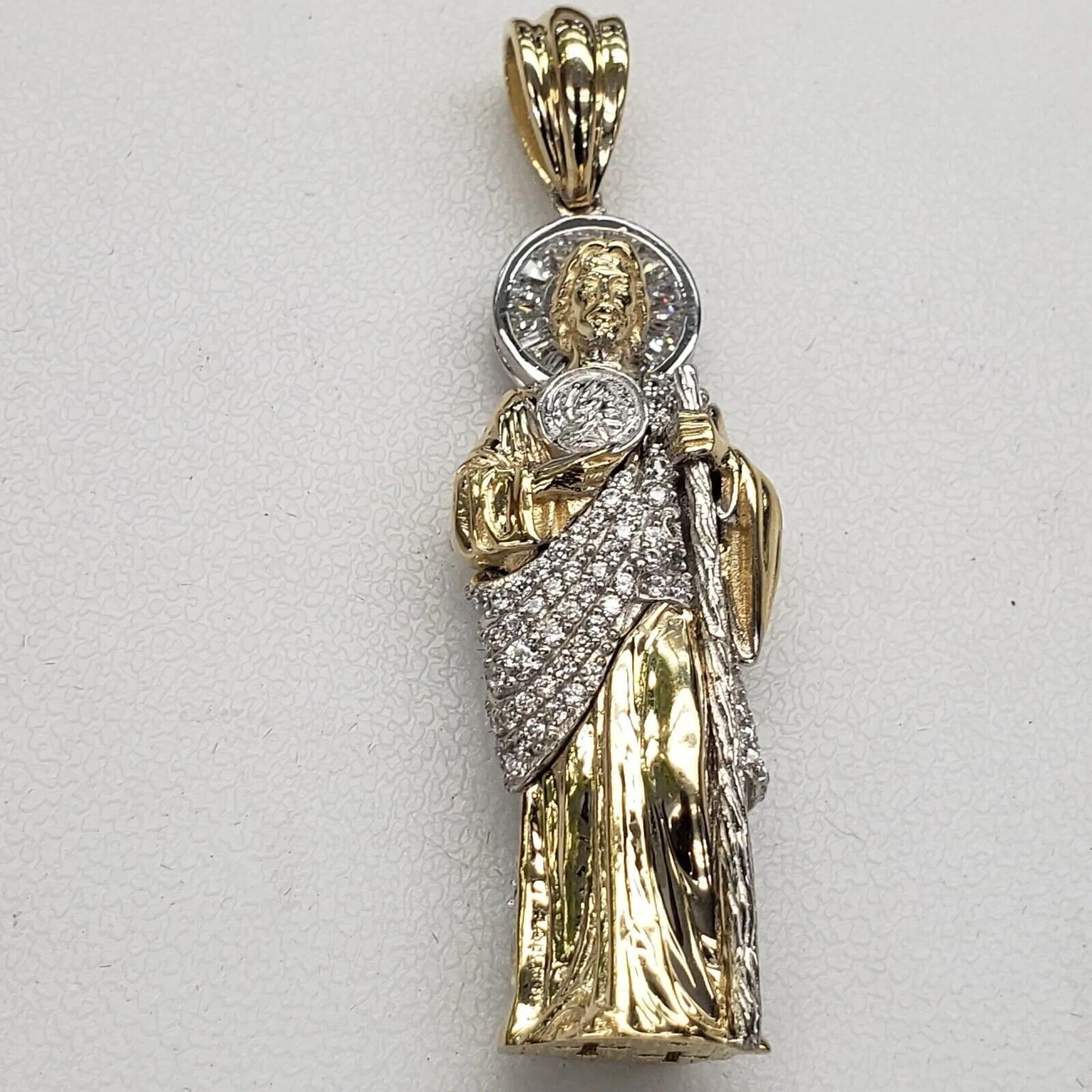 Other 3d Real 14k Gold Saint Jude judas Pendant charm Size ONE SIZE - 14 Thumbnail