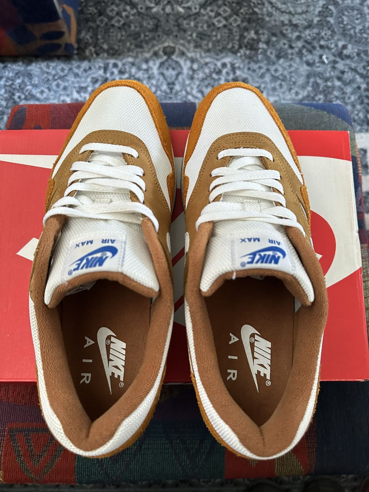 Nike Nike Air Max 1 Premium Retro Brown Curry Dark Curry Size US 10 / EU 43 - 8 Thumbnail