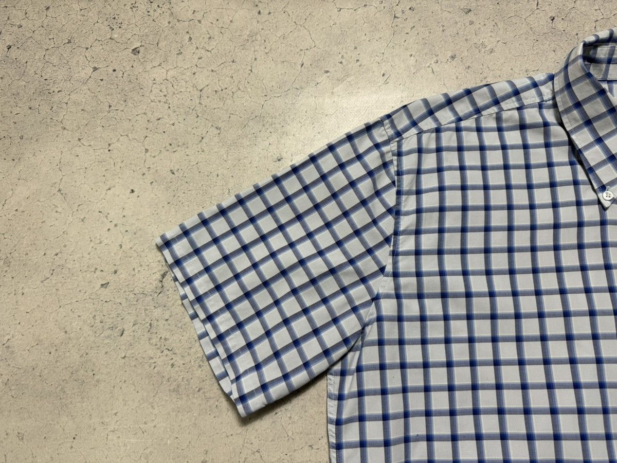 Yves Saint Laurent Yves Saint Laurent YSL Checked Short Sleeve Button Up Shirt Size US L / EU 52-54 / 3 - 3 Thumbnail