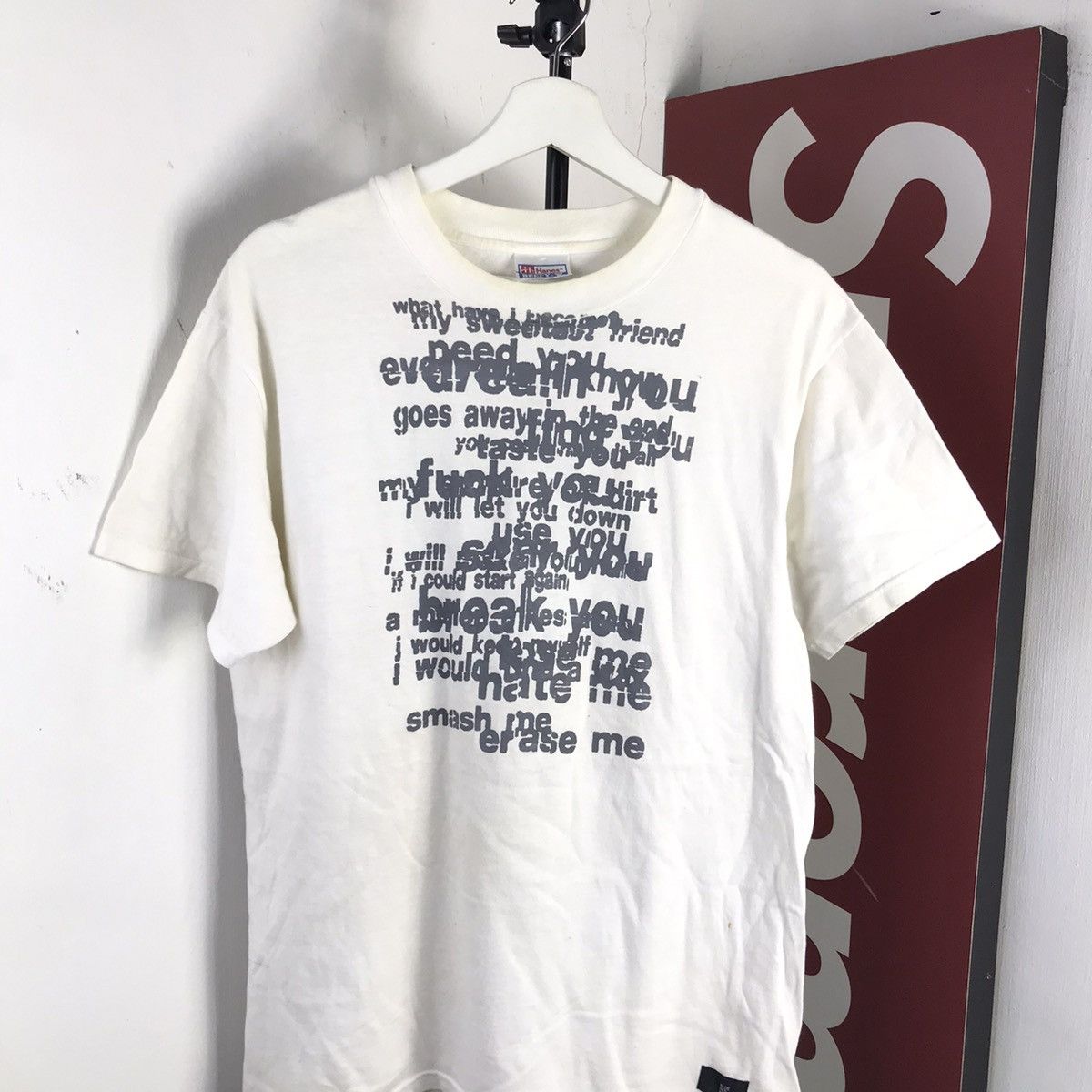 Japanese Brand Japanese blue red butterfly OG wording Fuck You Fuck all Size US M / EU 48-50 / 2 - 2 Thumbnail