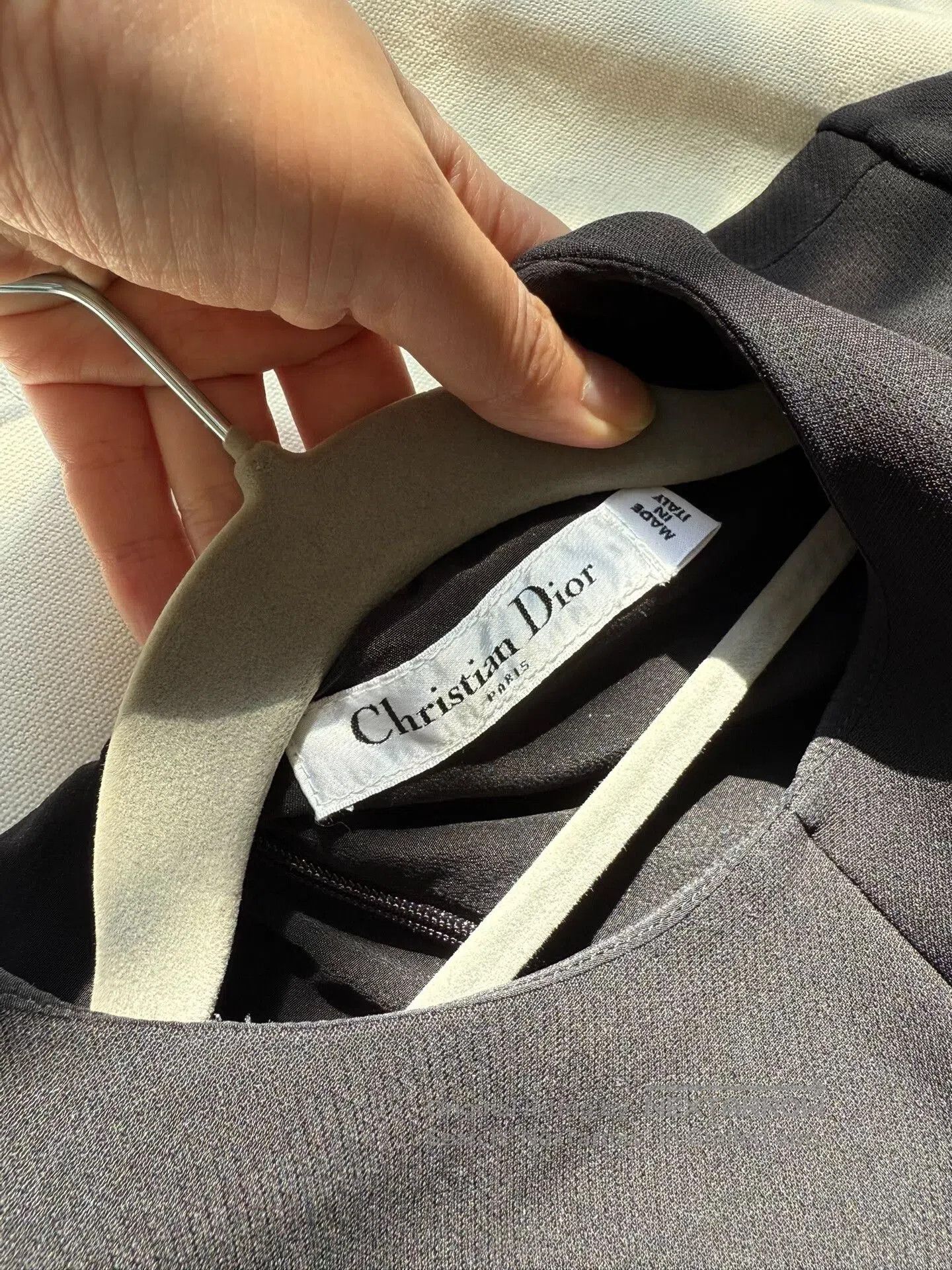 Dior dior black dress with intricate embroidery. Size US 27 - 5 Thumbnail