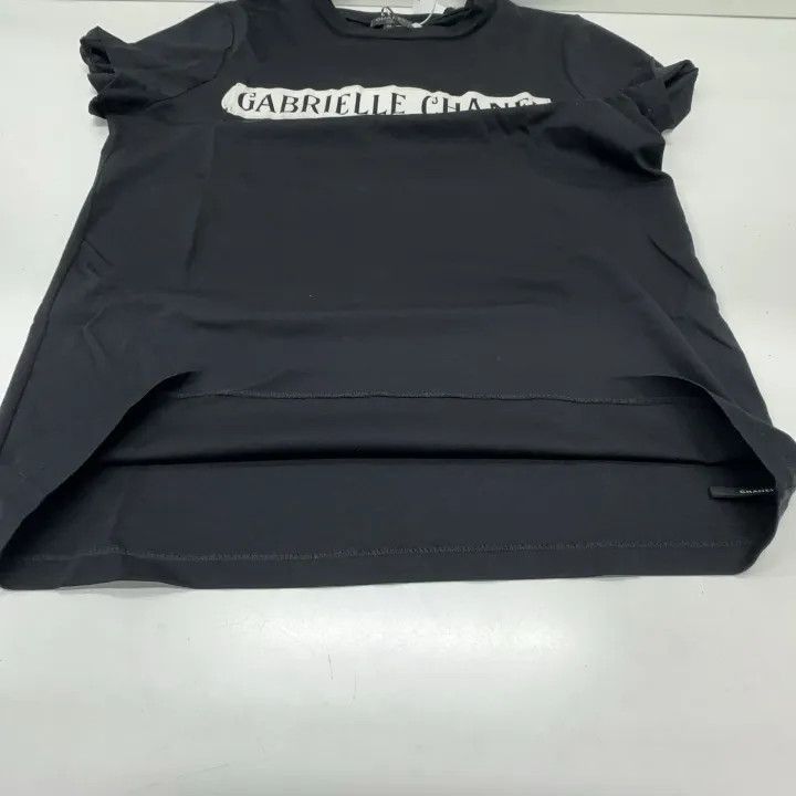 Chanel Chanel Gabrielle Black Short Sleeve T-Shirt Size S / US 4 / IT 40 - 9 Thumbnail