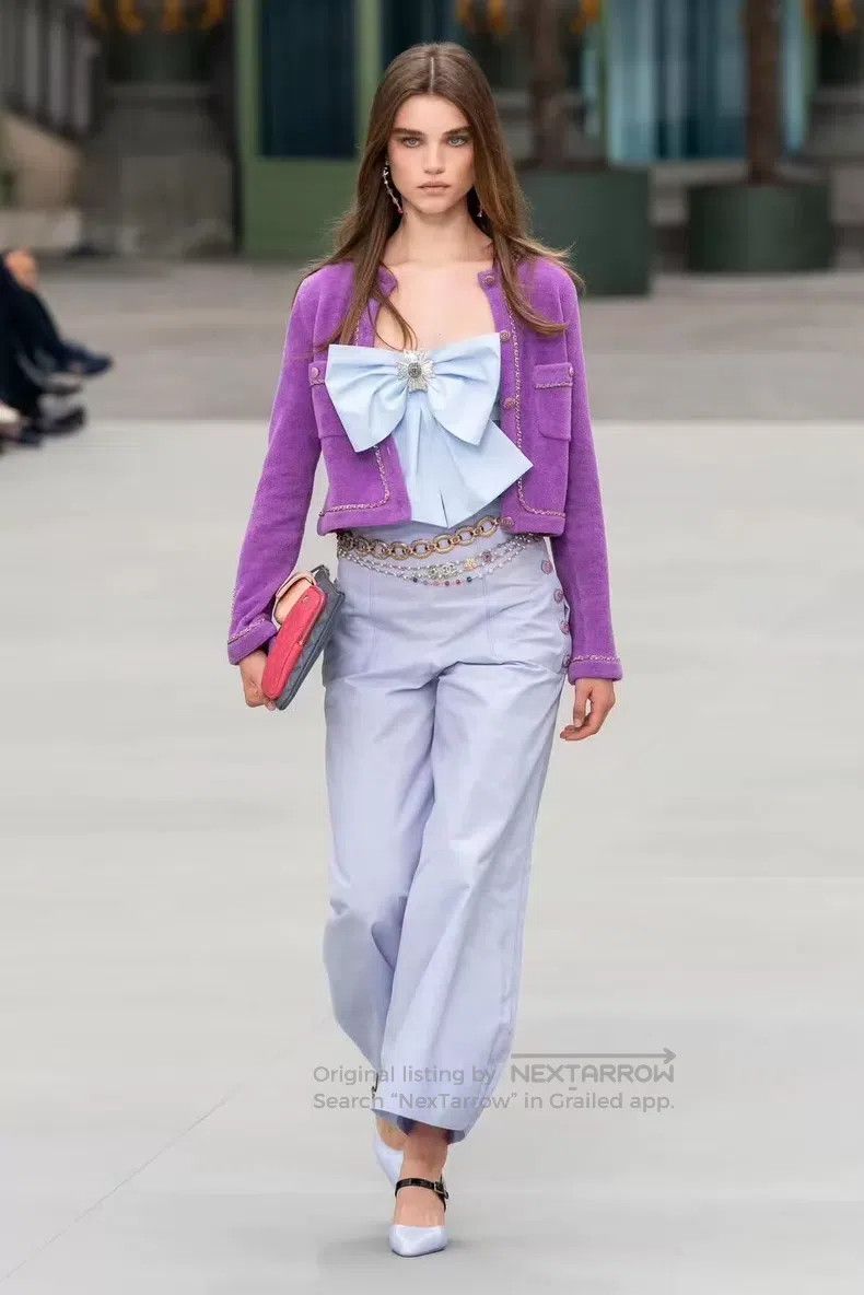 Chanel Chanel Double-row button wide-leg pants Size 42" / US 20 - 8 Thumbnail