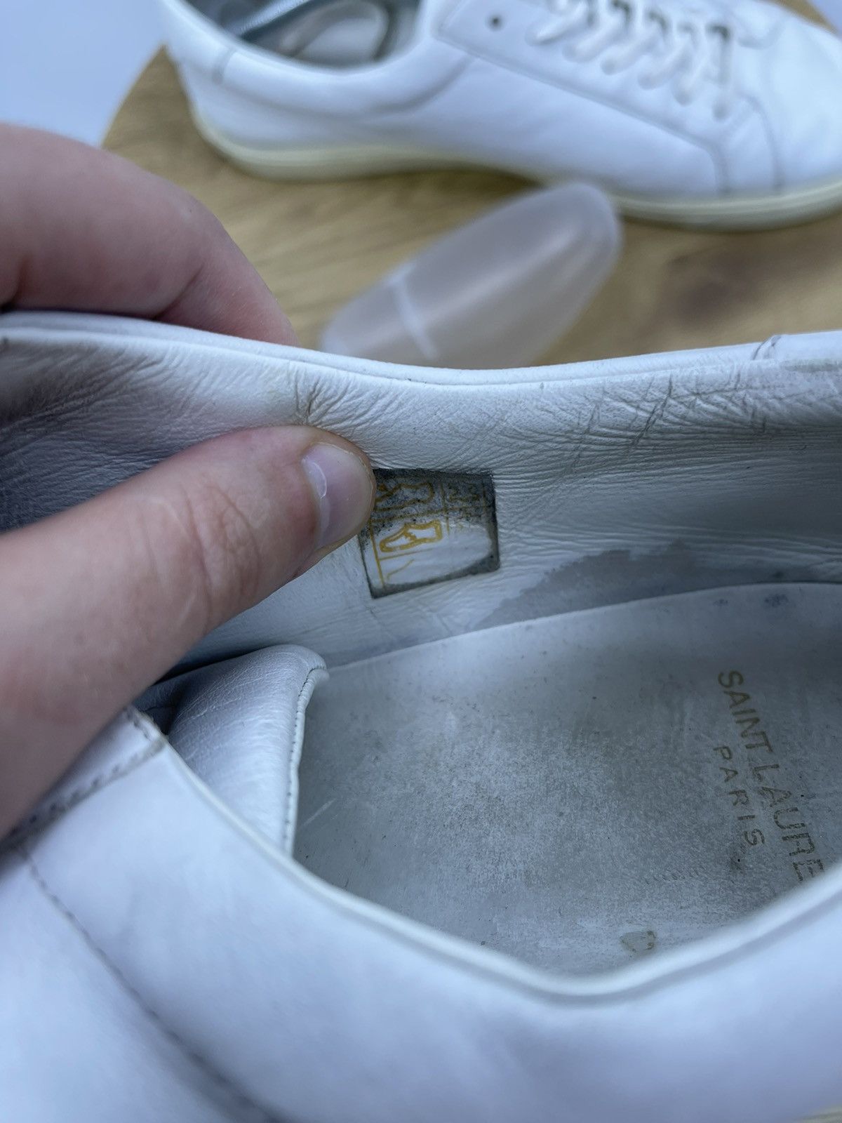 Saint Laurent Paris Saint Laurent Paris Sneakers Size 46 White DB 606833 Italy Size US 13 / EU 46 - 10 Thumbnail