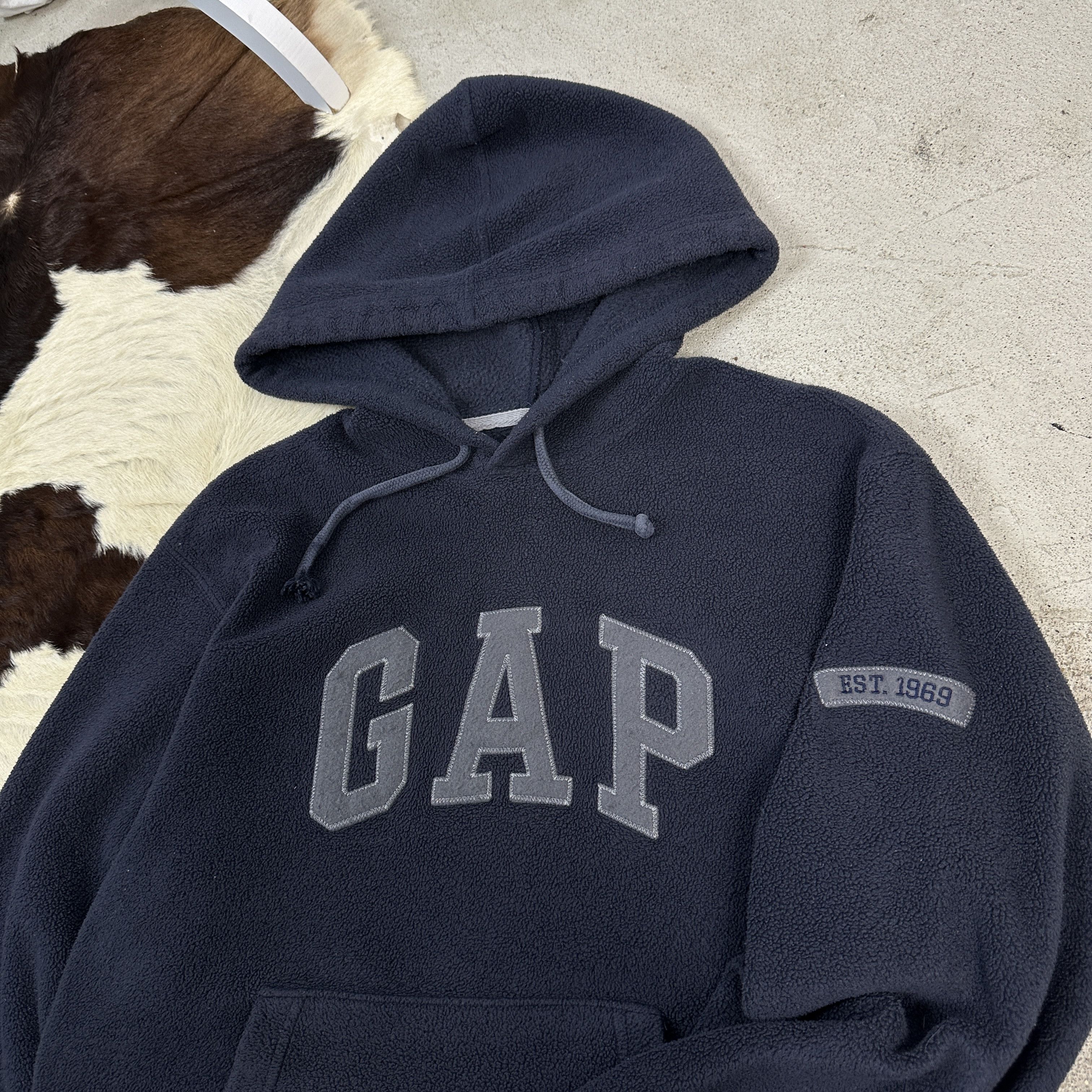 Gap × Vintage Vintage GAP Fleece Hoodie Size US XS / EU 42 / 0 - 2 Thumbnail