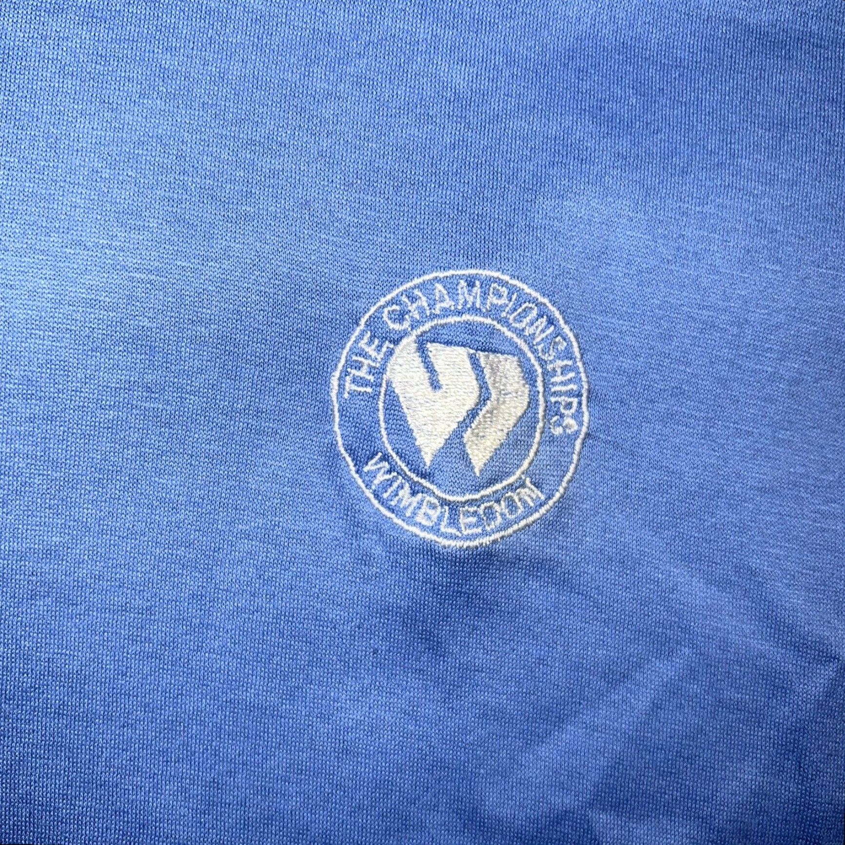 Vintage Wimbledon Tennis Club Polo Shirt Mens Medium Blue Tennis Apparel Size US M / EU 48-50 / 2 - 3 Thumbnail