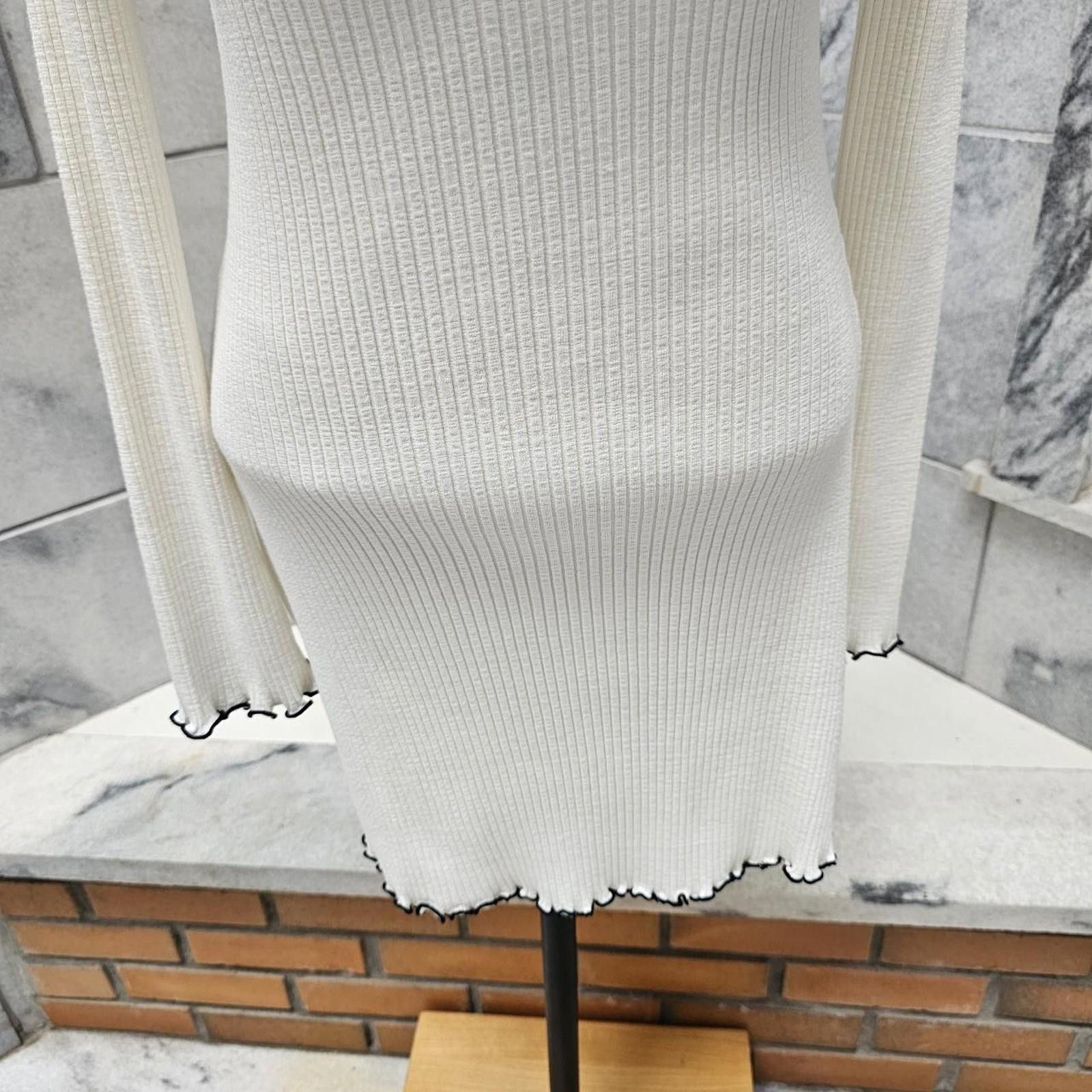 H&M H&M Women's White and Black Fitted Dress Size M / US 6-8 / IT 42-44 - 4 Thumbnail