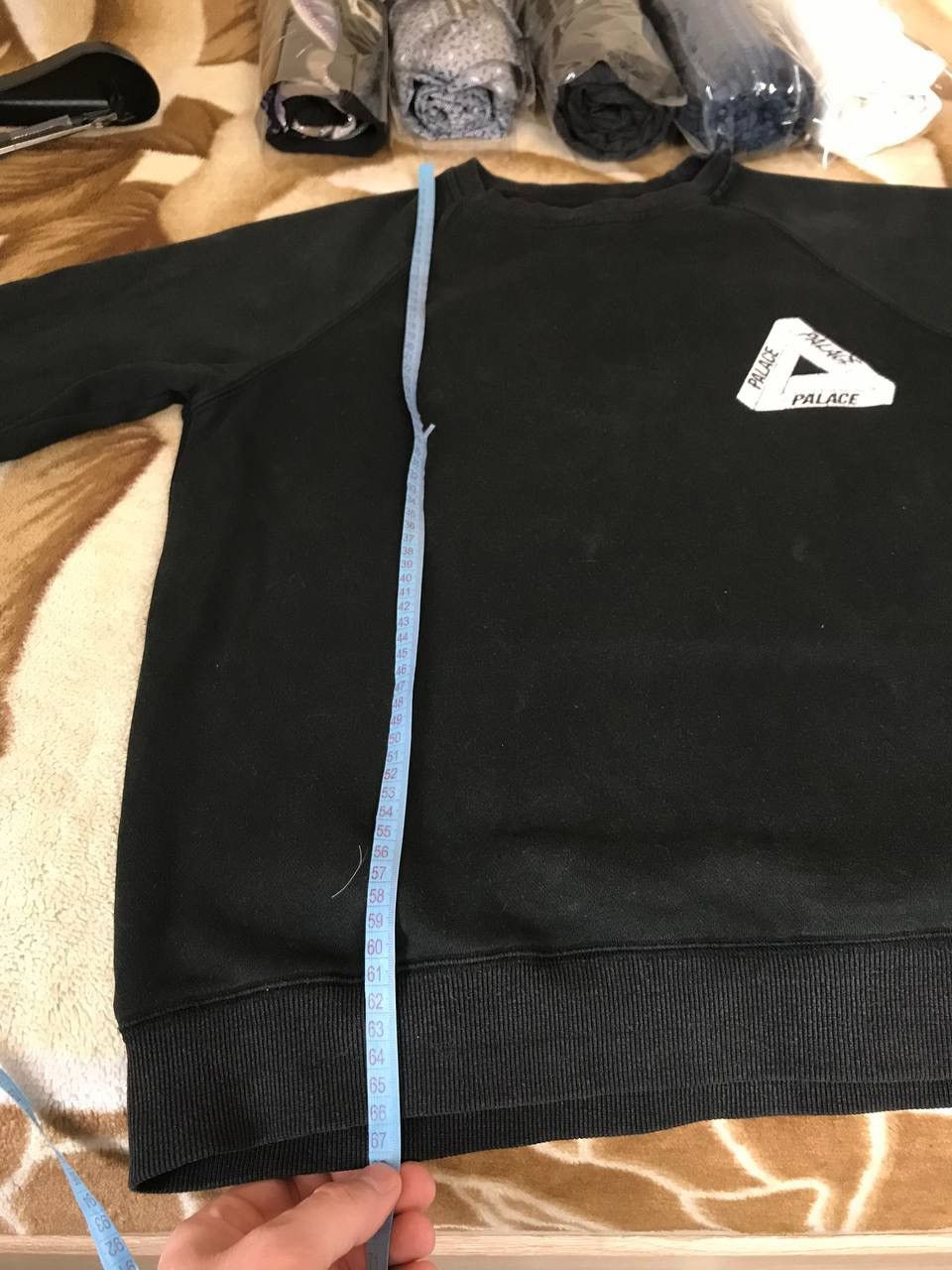 Vintage 🔥 Palace Skateboards Distressed Logo Faded Sweatshirt Y2K Size US XL / EU 56 / 4 - 10 Thumbnail