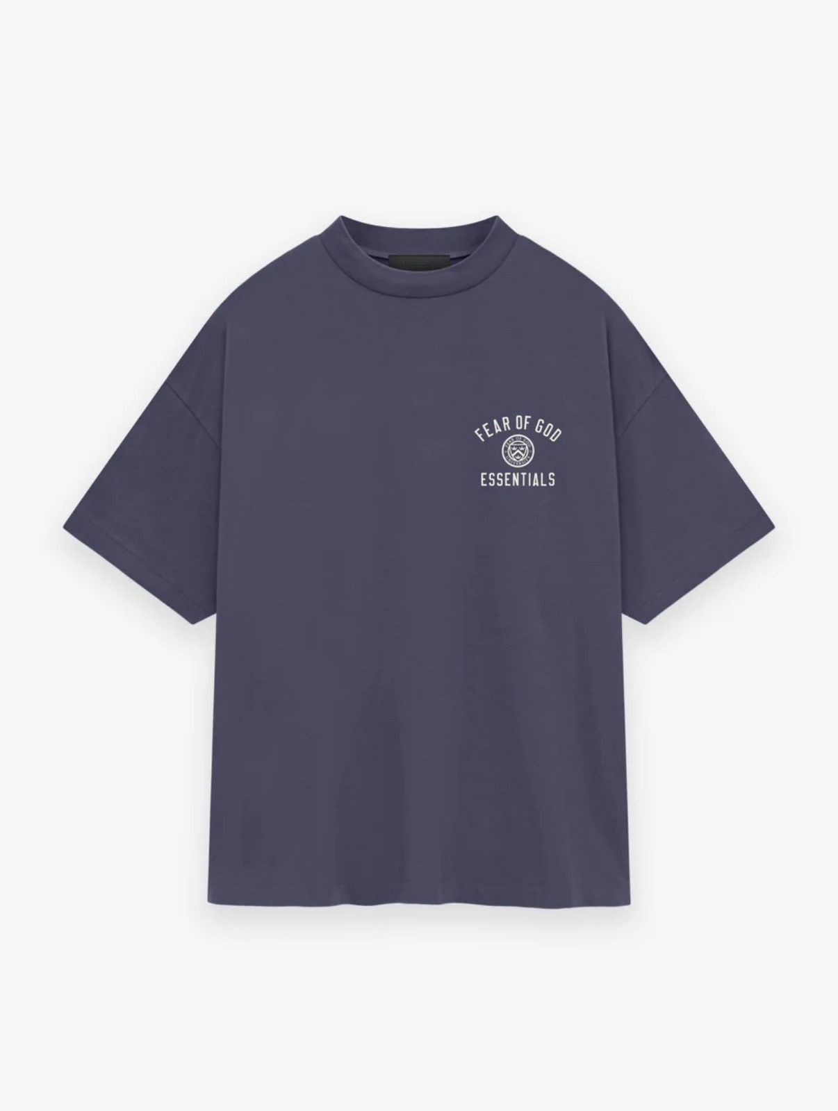 Essentials Fear Of God Essentials Jersey Crewneck Tee - Marine - M Size US M / EU 48-50 / 2 - 1 Thumbnail