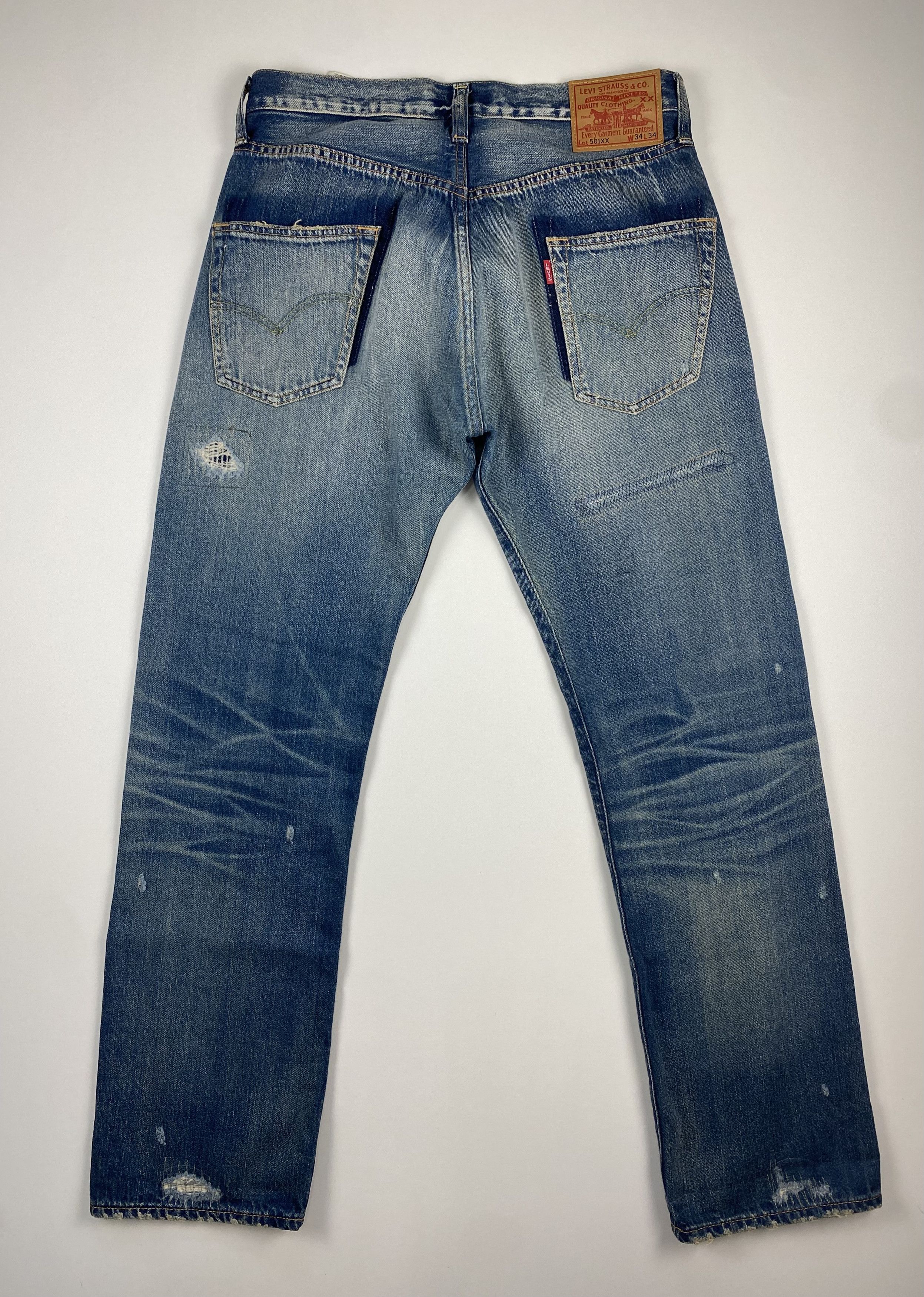 Junya Watanabe Junya Watanabe Distressed Jeans Size US 32 / EU 48 - 2 Thumbnail