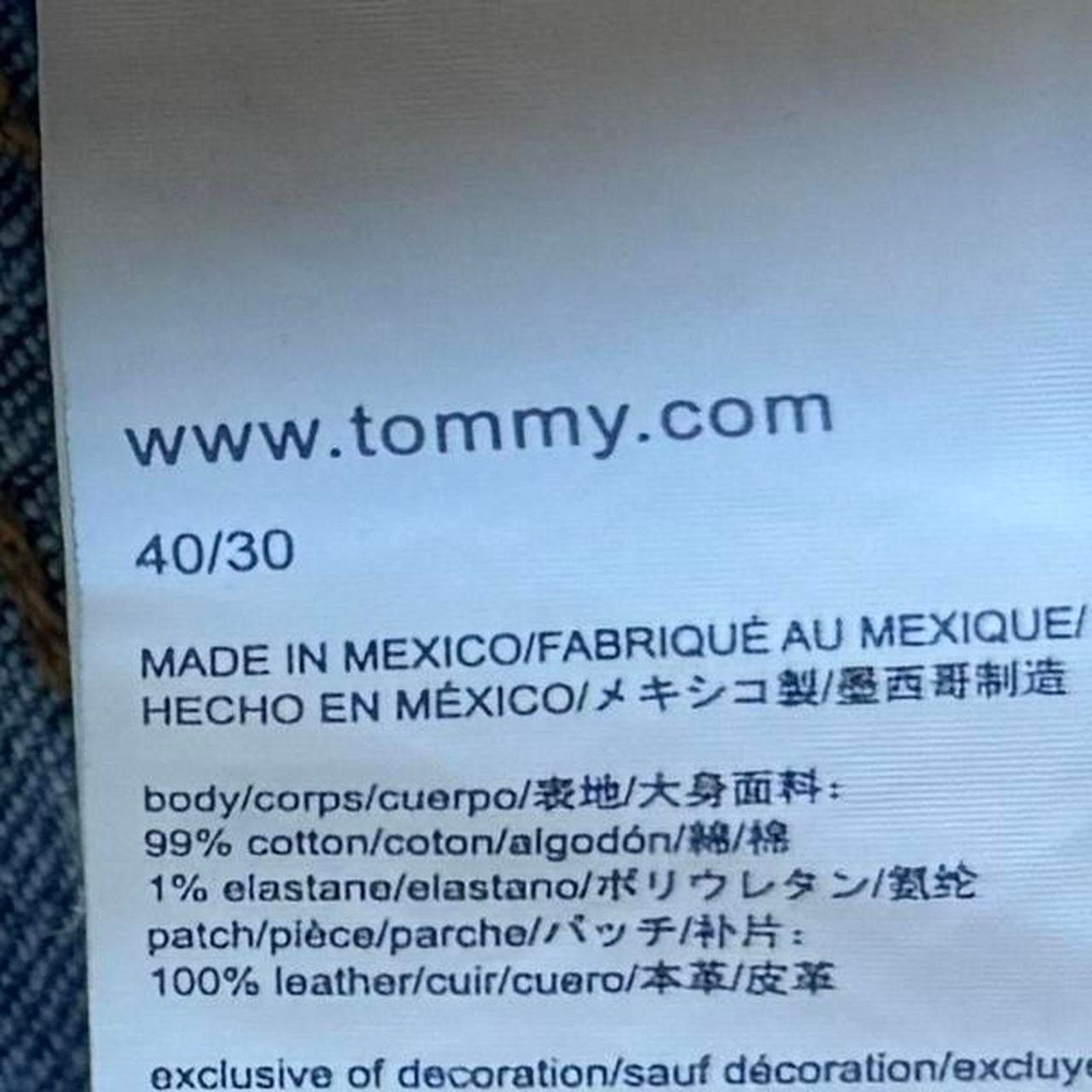 Tommy Hilfiger × Vintage Vintage Y2K Tommy Hilfiger Grunge Opium Denim Jeans Size US 40 / EU 56 - 4 Thumbnail