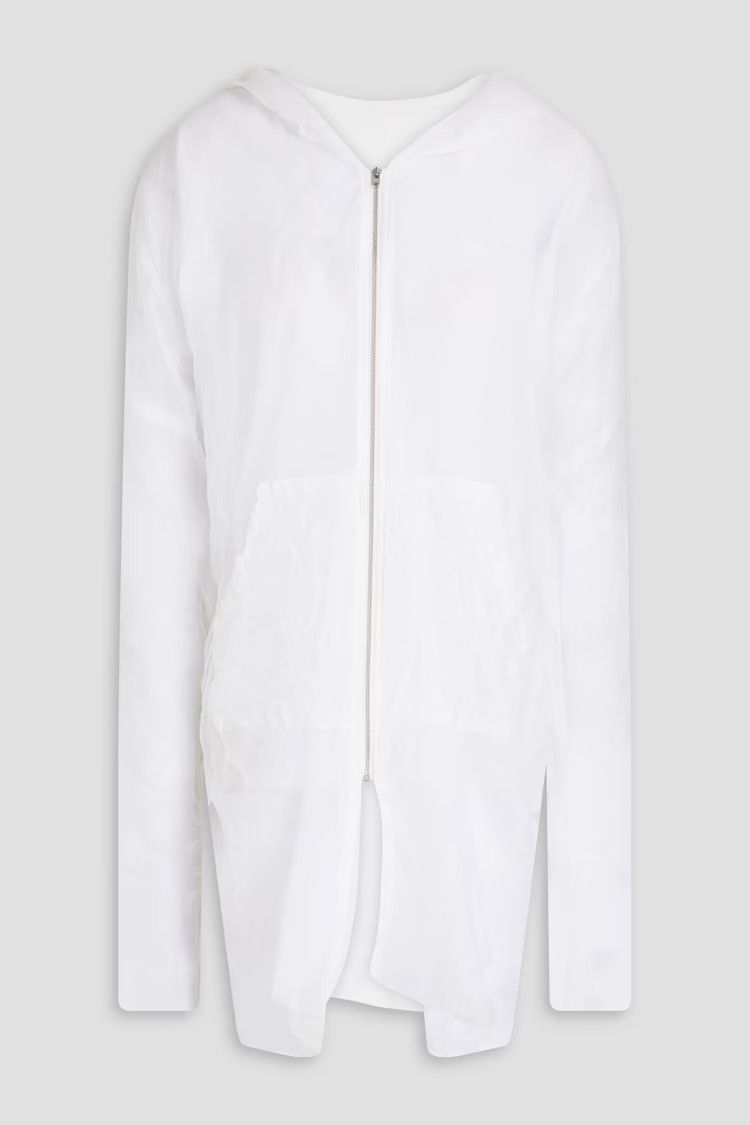 Maison Margiela o1y0625 Hooded Jacket in White Size XS / US 0-2 / IT 36-38 - 1 Thumbnail
