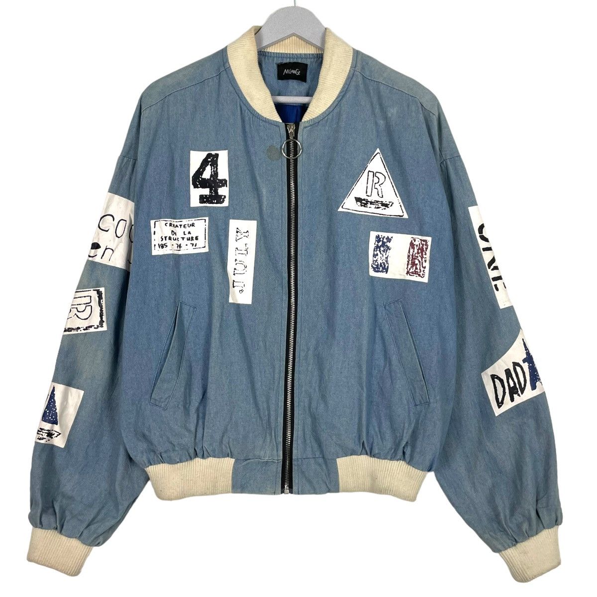 Japanese Brand 💥 MILANGE RIOT PATCH BOMBER JACKET Size US L / EU 52-54 / 3 - 1 Thumbnail